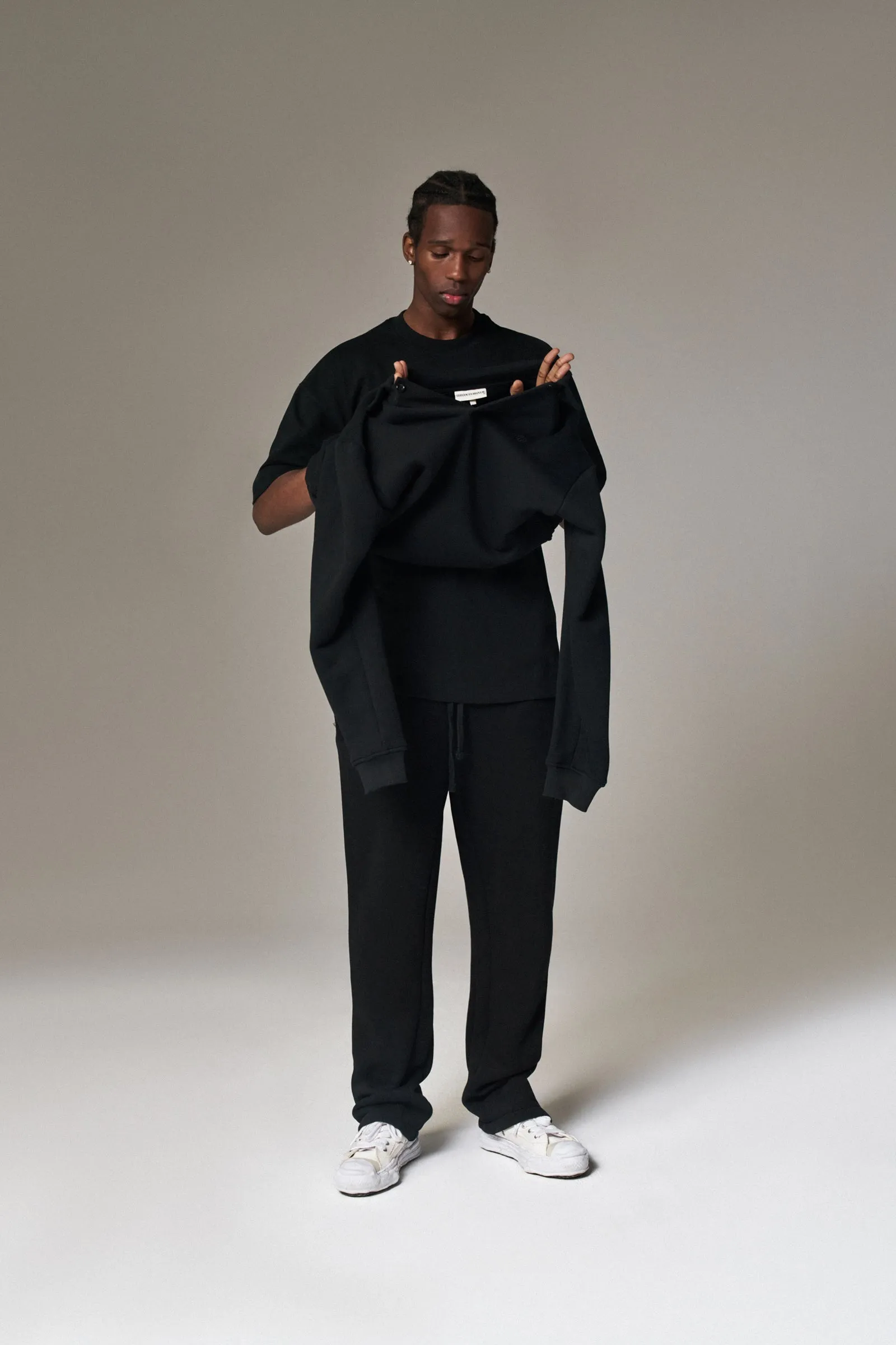 LAUNDERED CLASSICS T-SHIRT - BLACK sold by The Couture Club product image thumbnail 3