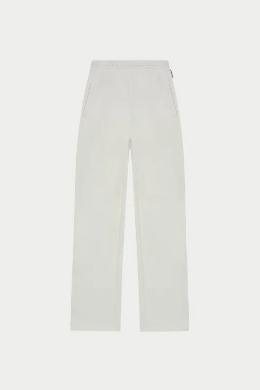 LAUNDERED CLASSICS STRAIGHT LEG JOGGERS - ECRU sold by The Couture Club