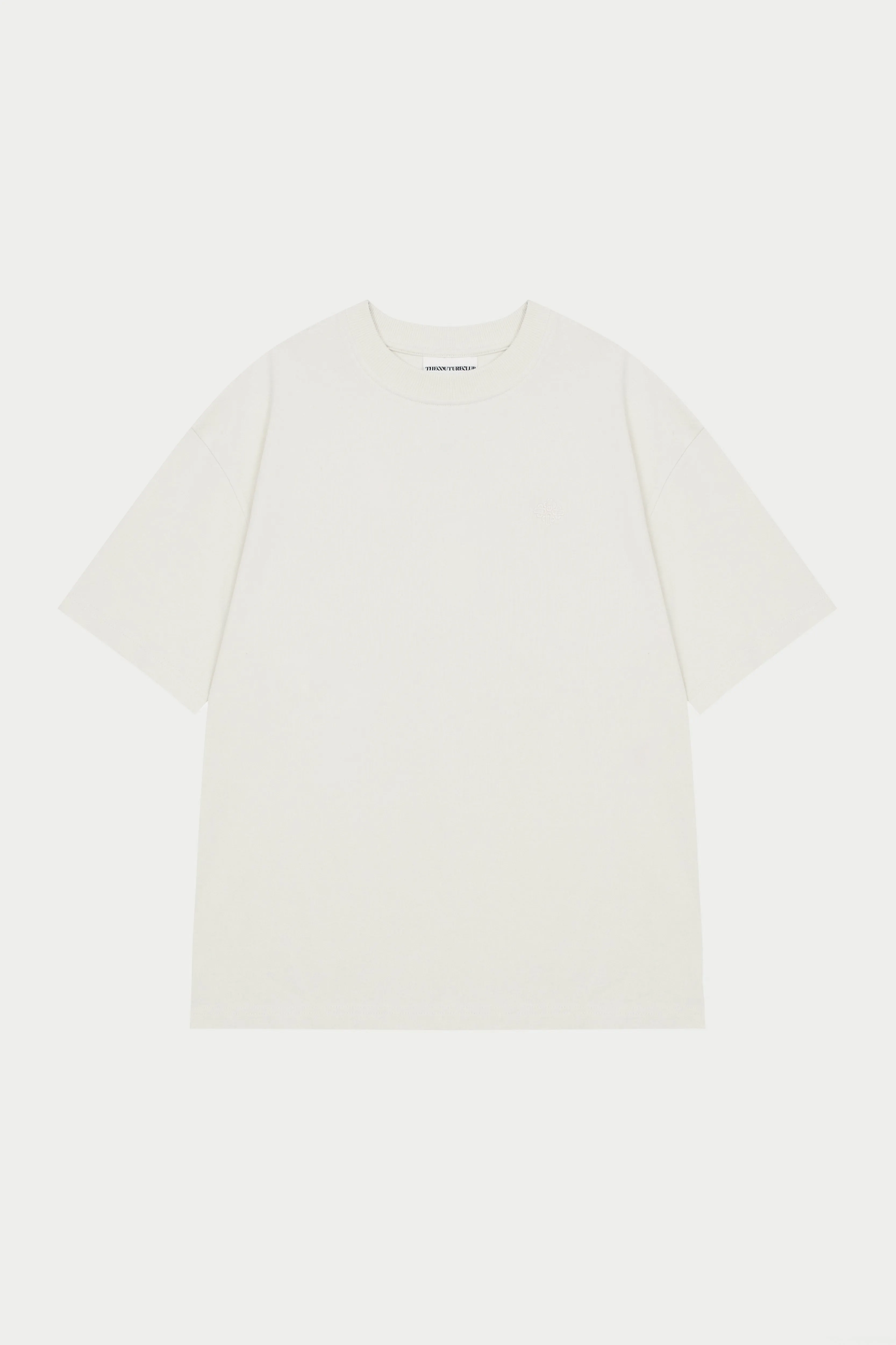 FINE GAUGE KNIT T-SHIRT - OFF WHITE sold by The Couture Club