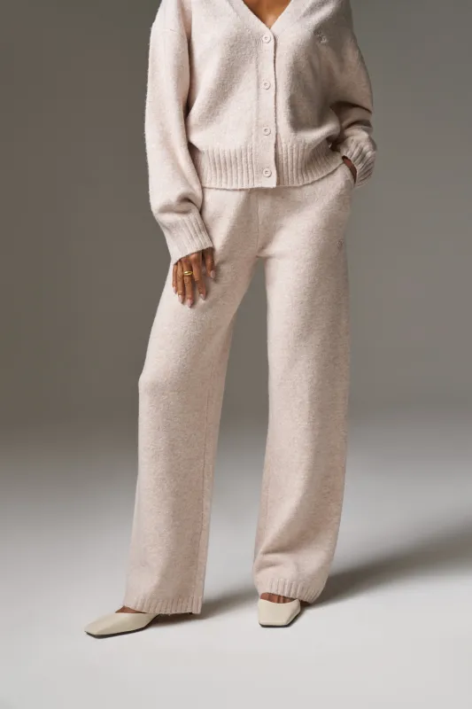 FLUFFY EMBLEM EMBROIDERED JOGGER - PINK sold by The Couture Club