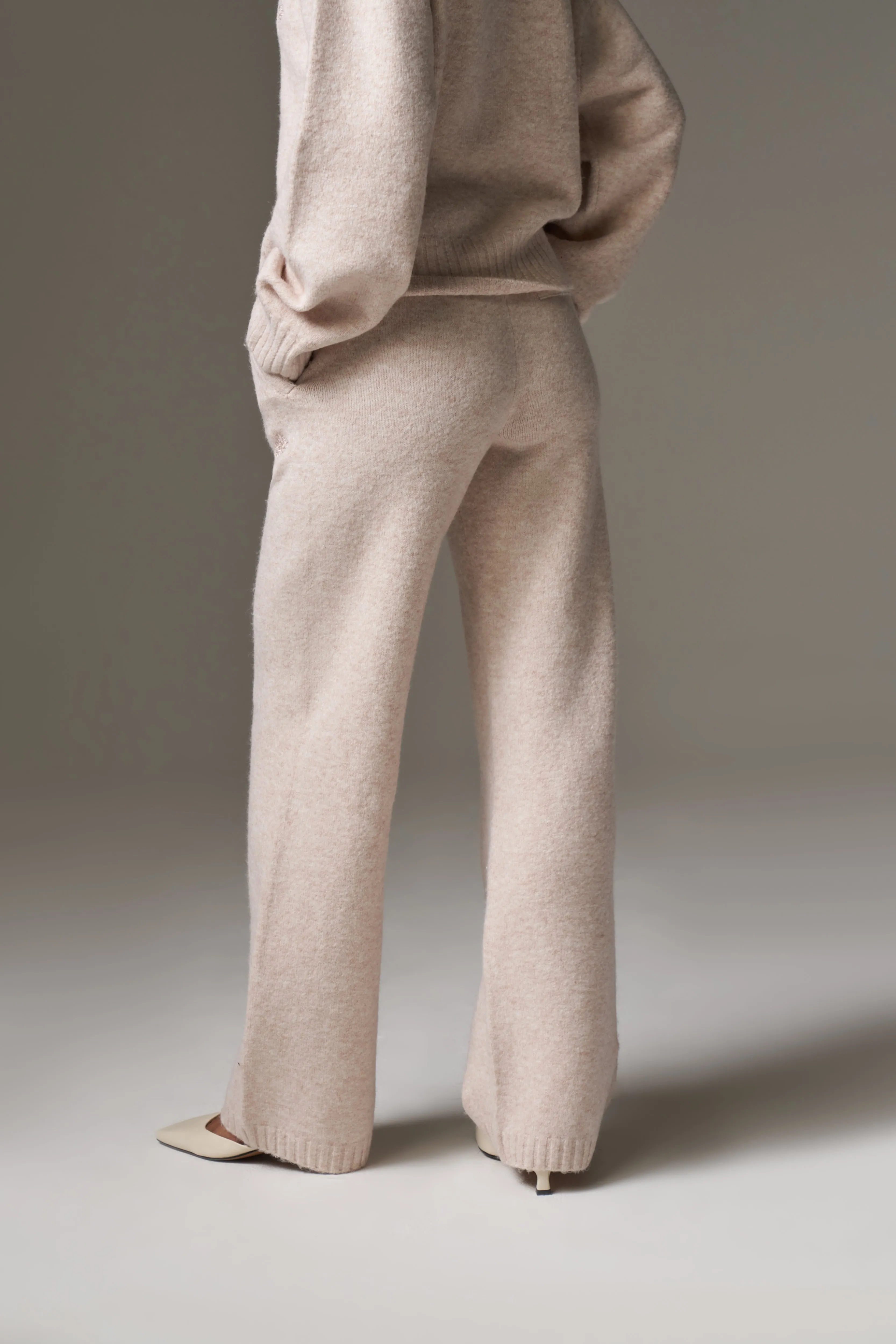 FLUFFY EMBLEM EMBROIDERED JOGGER - PINK sold by The Couture Club product image thumbnail 5