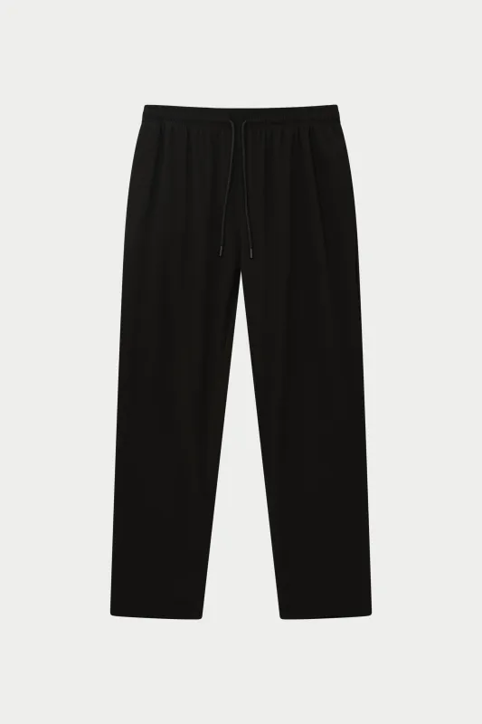 RIBBED TROUSERS - BLACK sold by The Couture Club