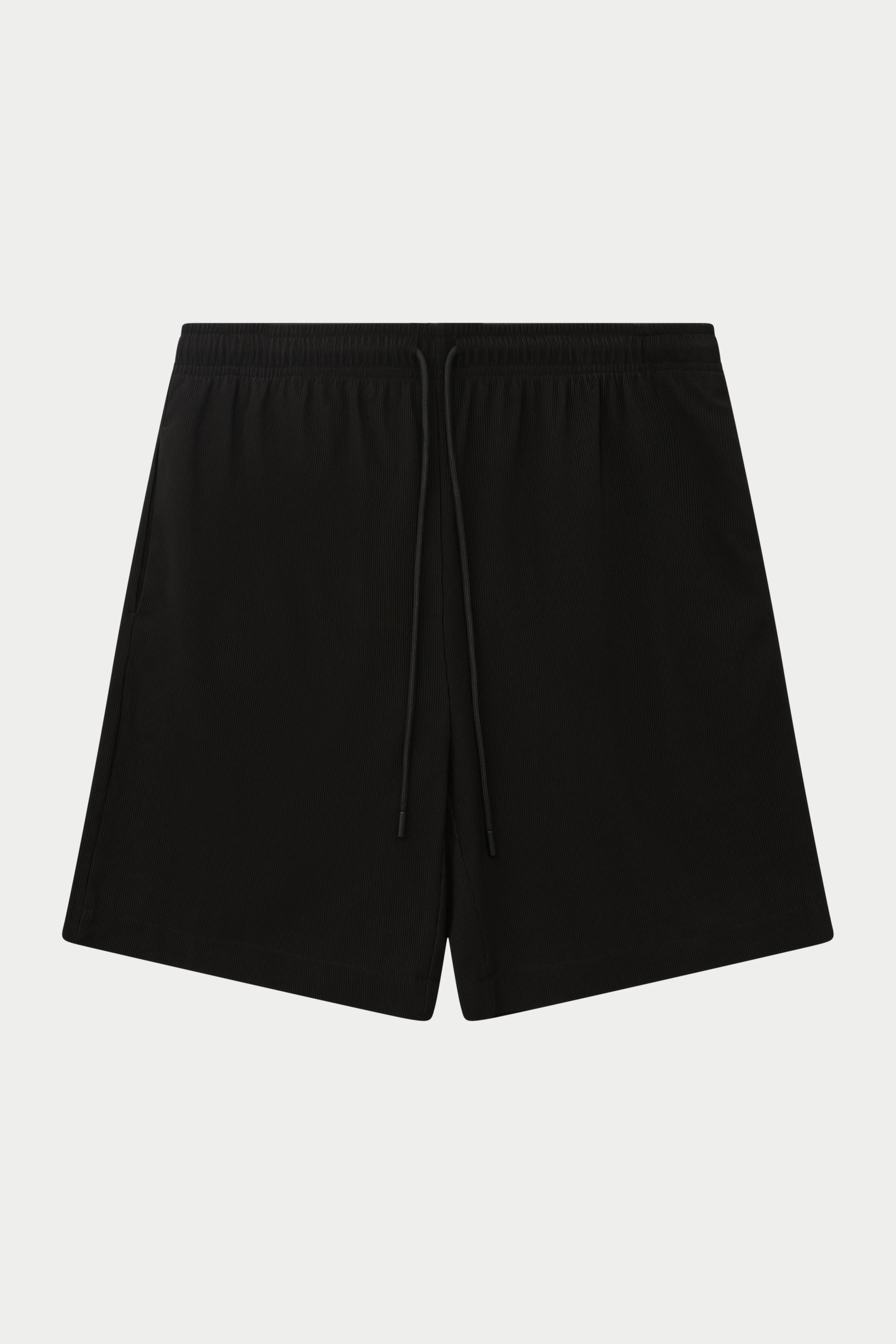 RIBBED SHORTS - BLACK sold by The Couture Club
