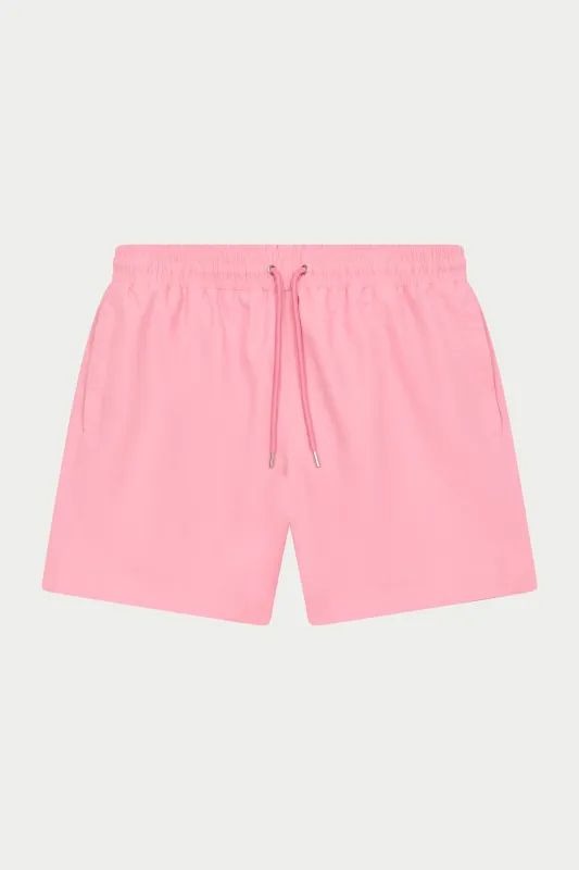 WATER REACTIVE EMBLEM SWIM SHORT - PINK made by The Couture Club