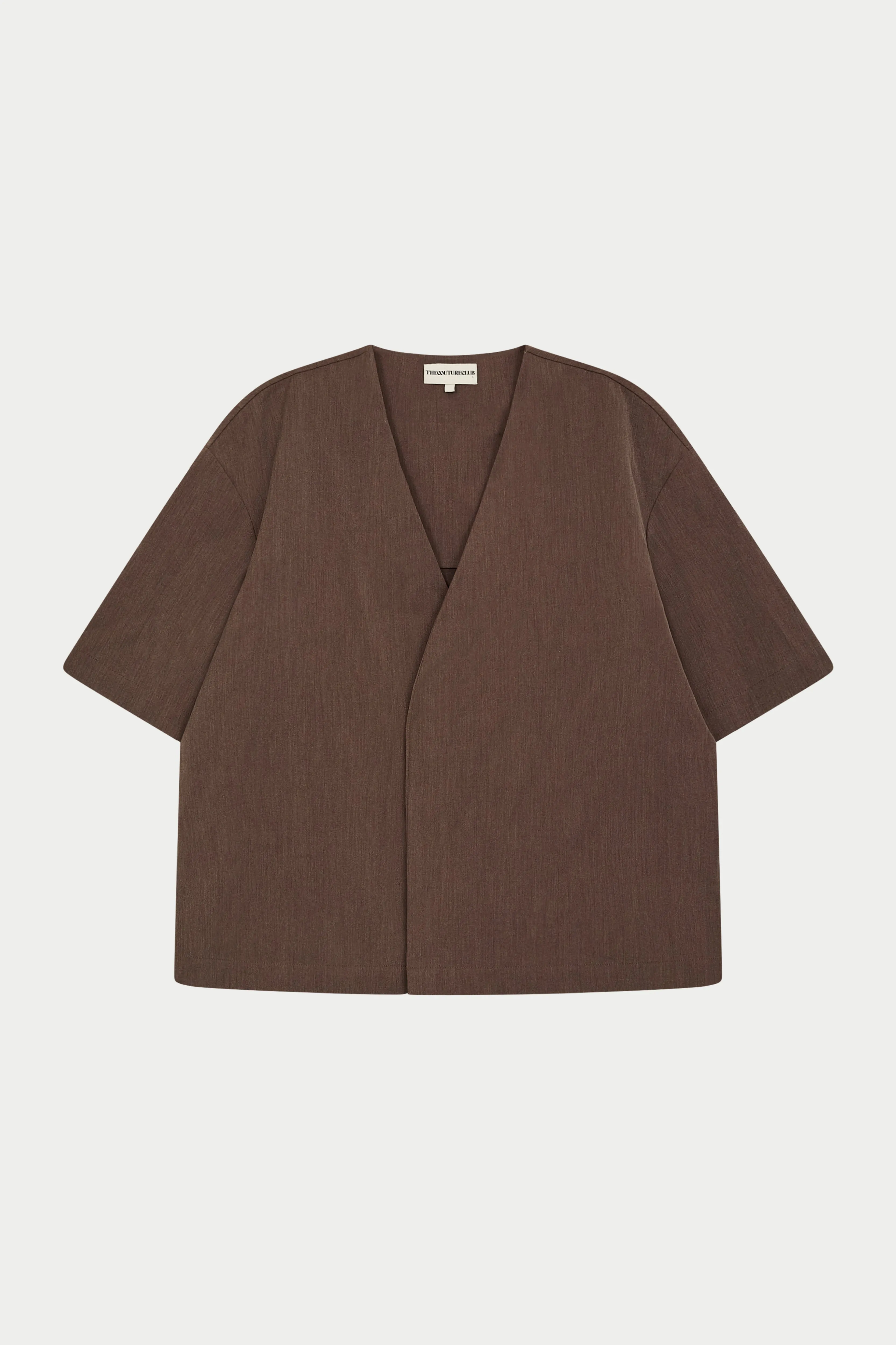 SMART WOVEN SHIRT - BROWN sold by The Couture Club