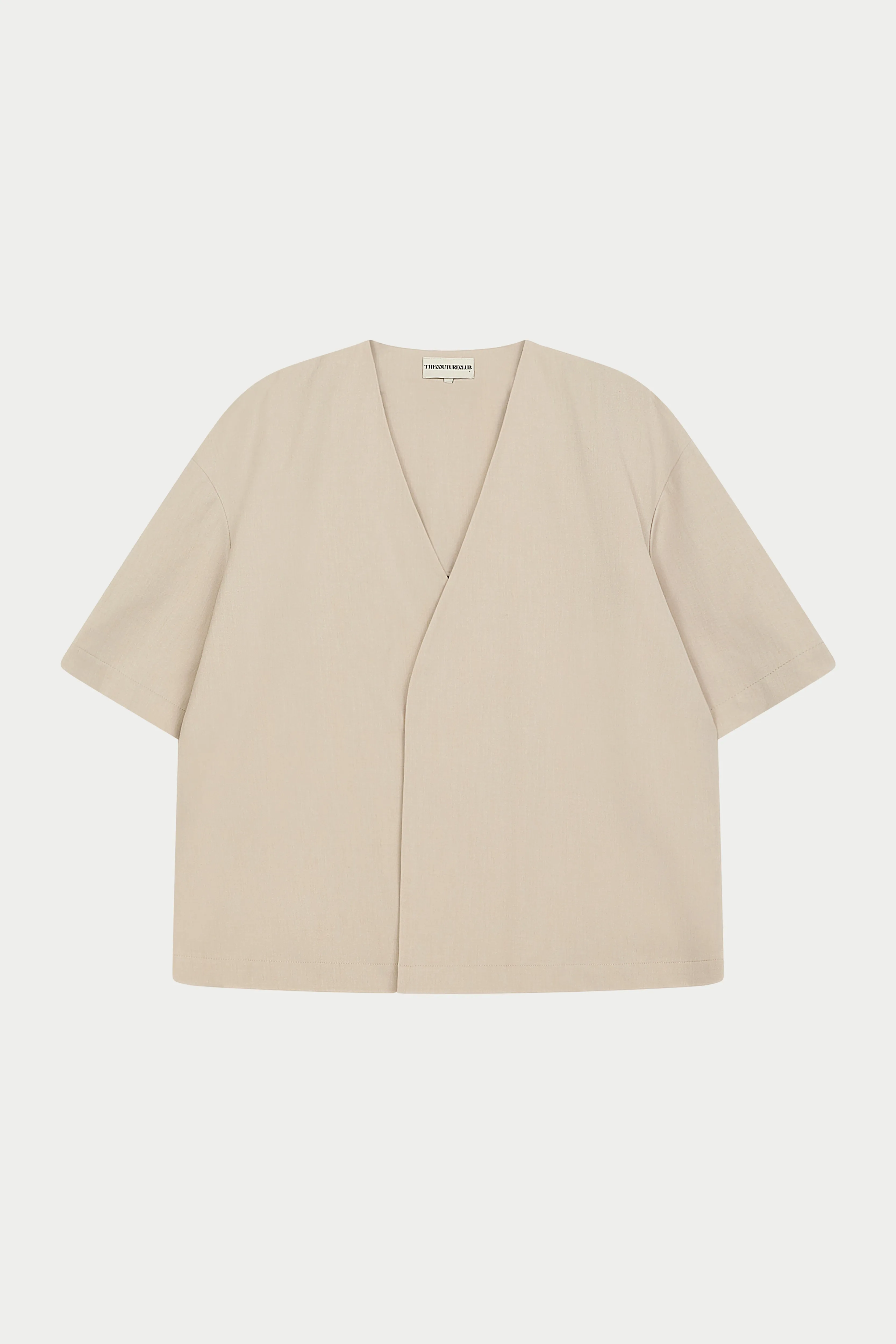 SMART WOVEN SHIRT - STONE sold by The Couture Club
