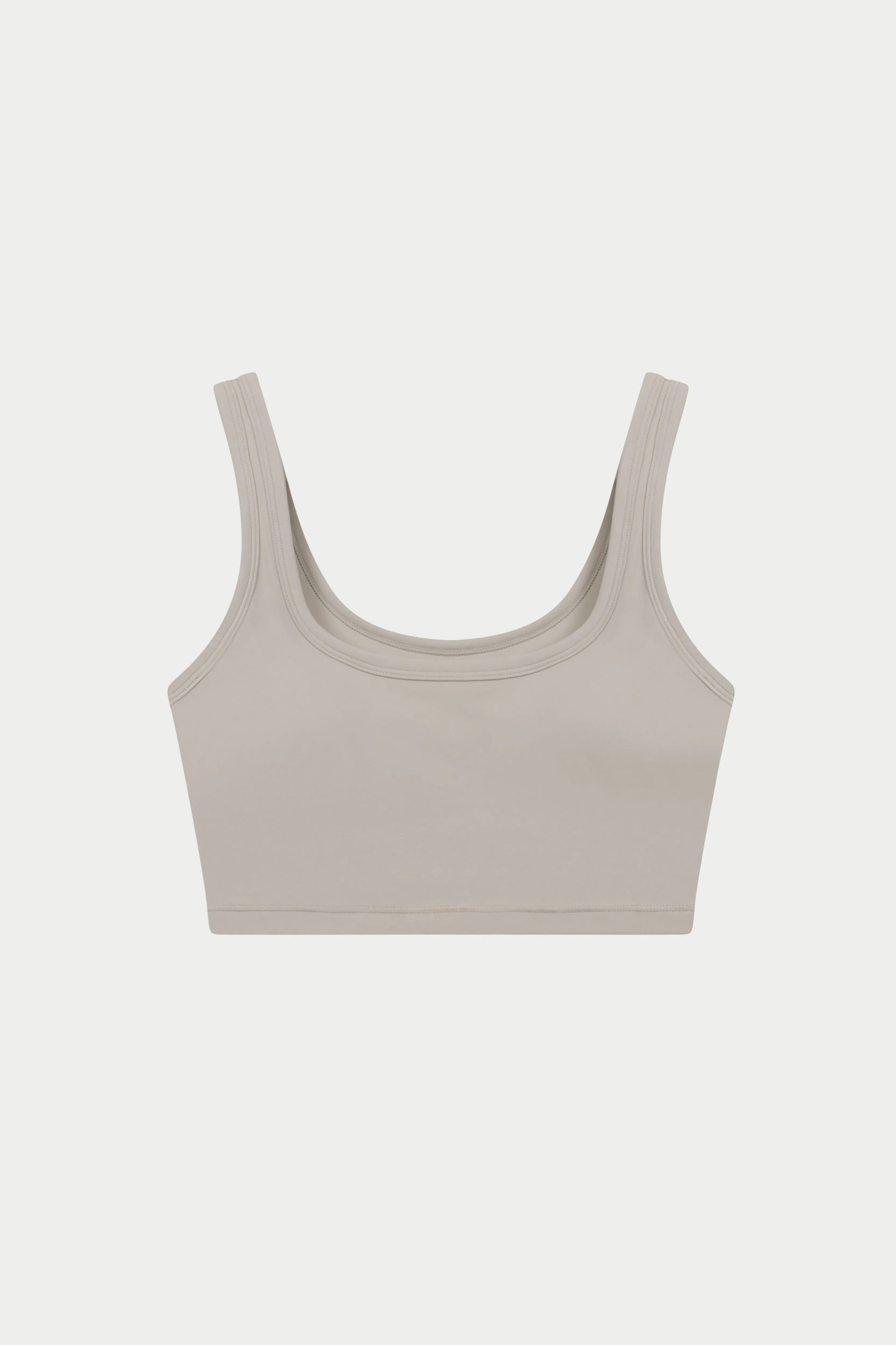SCULPTING STRETCH EMBLEM SPORTS BRA - BONE sold by The Couture Club