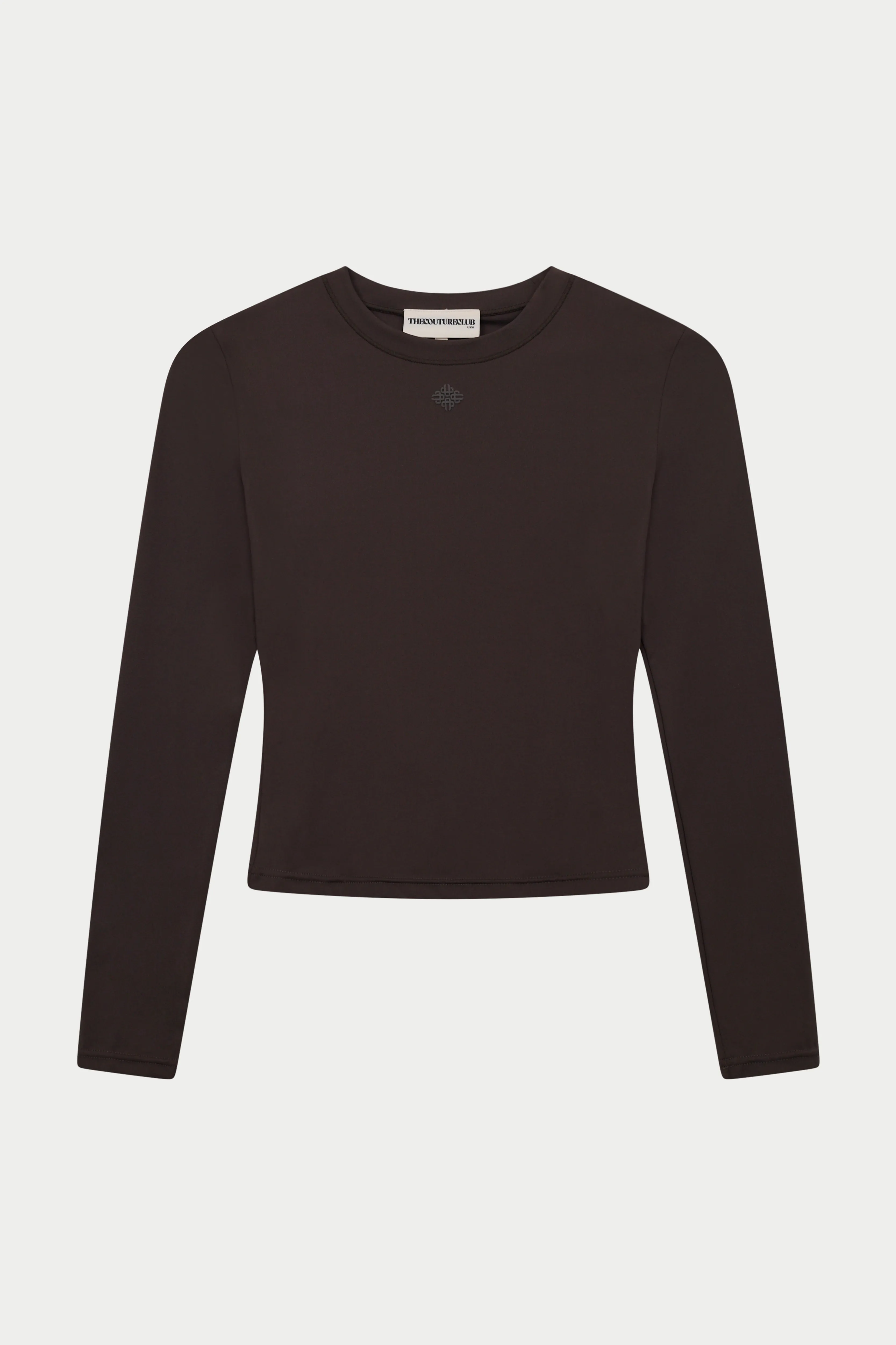 SCULPTING STRETCH LONG SLEEVE TOP - CHOCOLATE sold by The Couture Club
