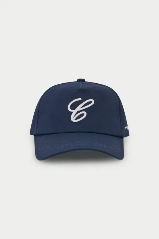 C SCRIPT CAP - NAVY sold by The Couture Club