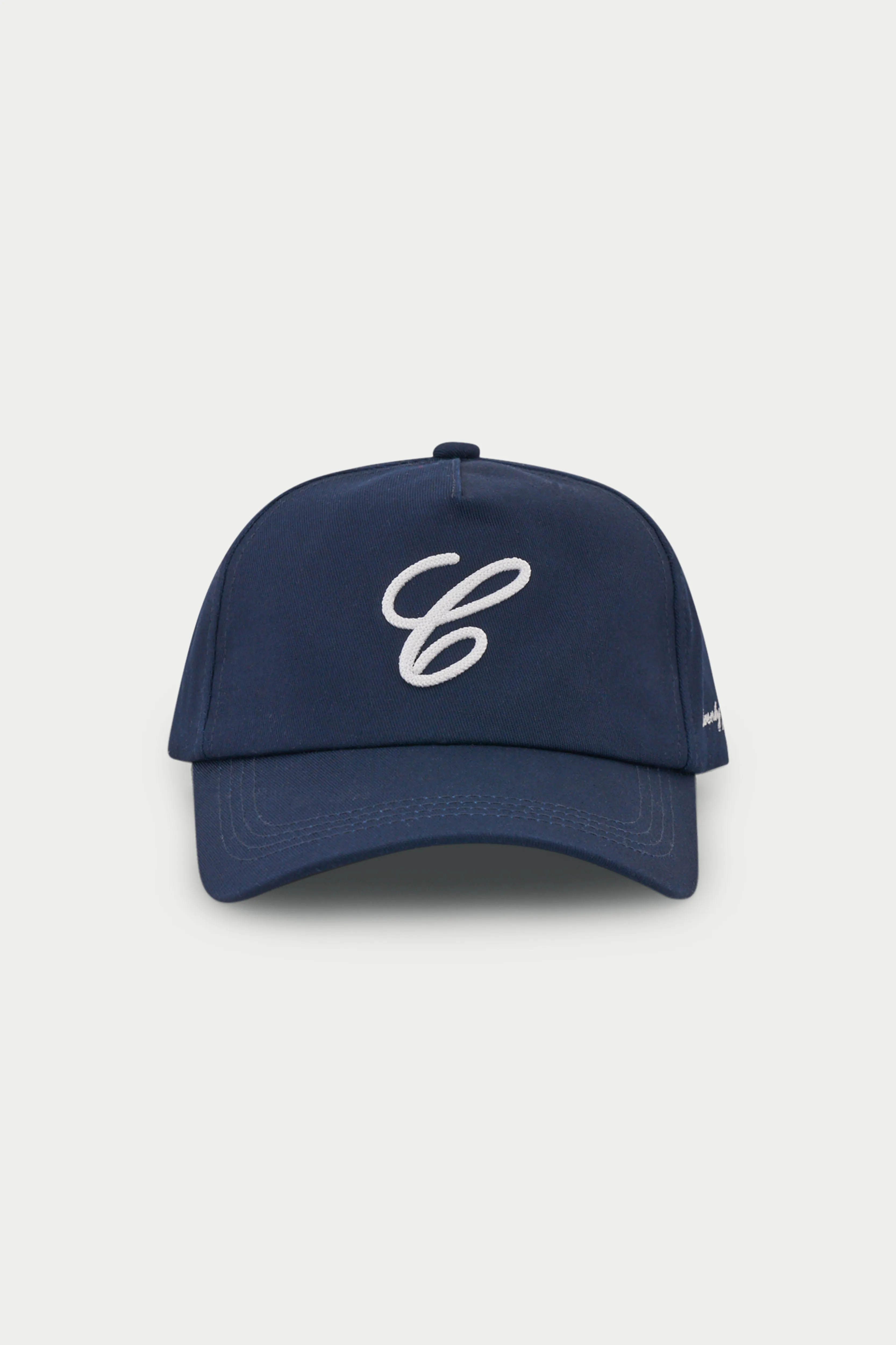C SCRIPT CAP - NAVY sold by The Couture Club