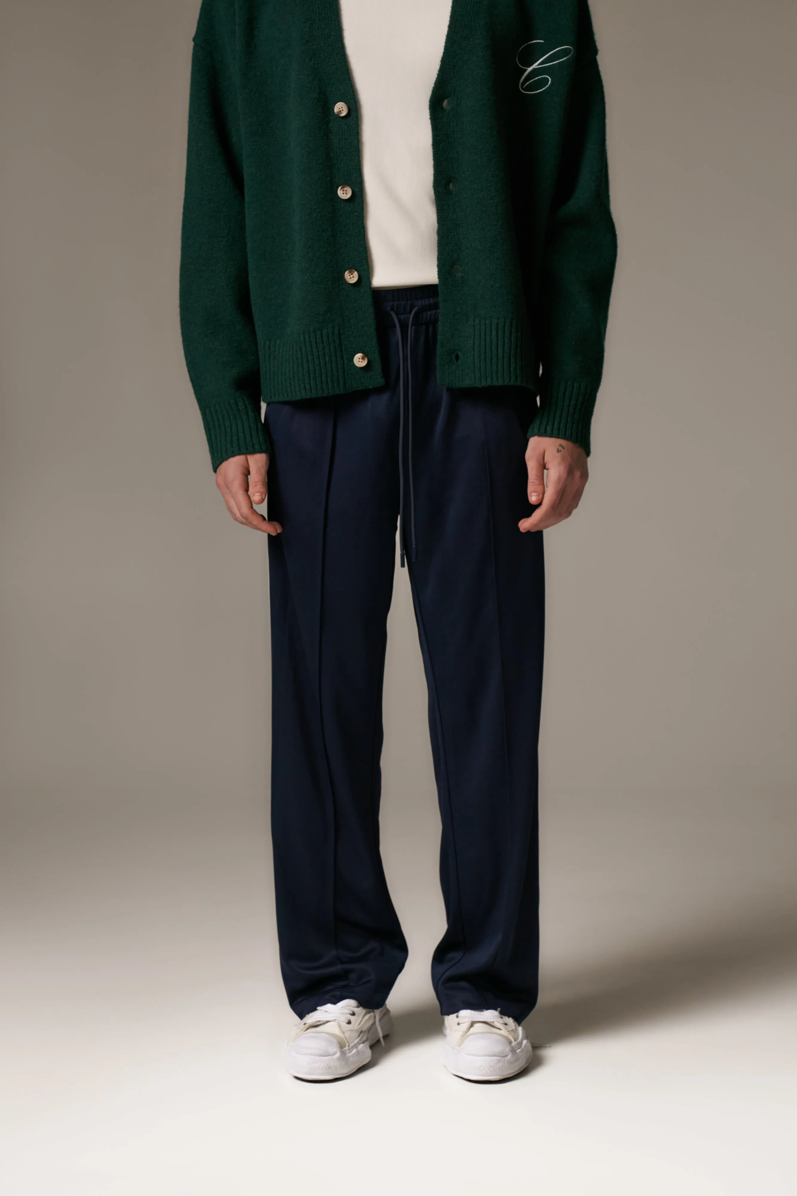 TAPE MESH JOGGER - NAVY sold by The Couture Club product image thumbnail 2