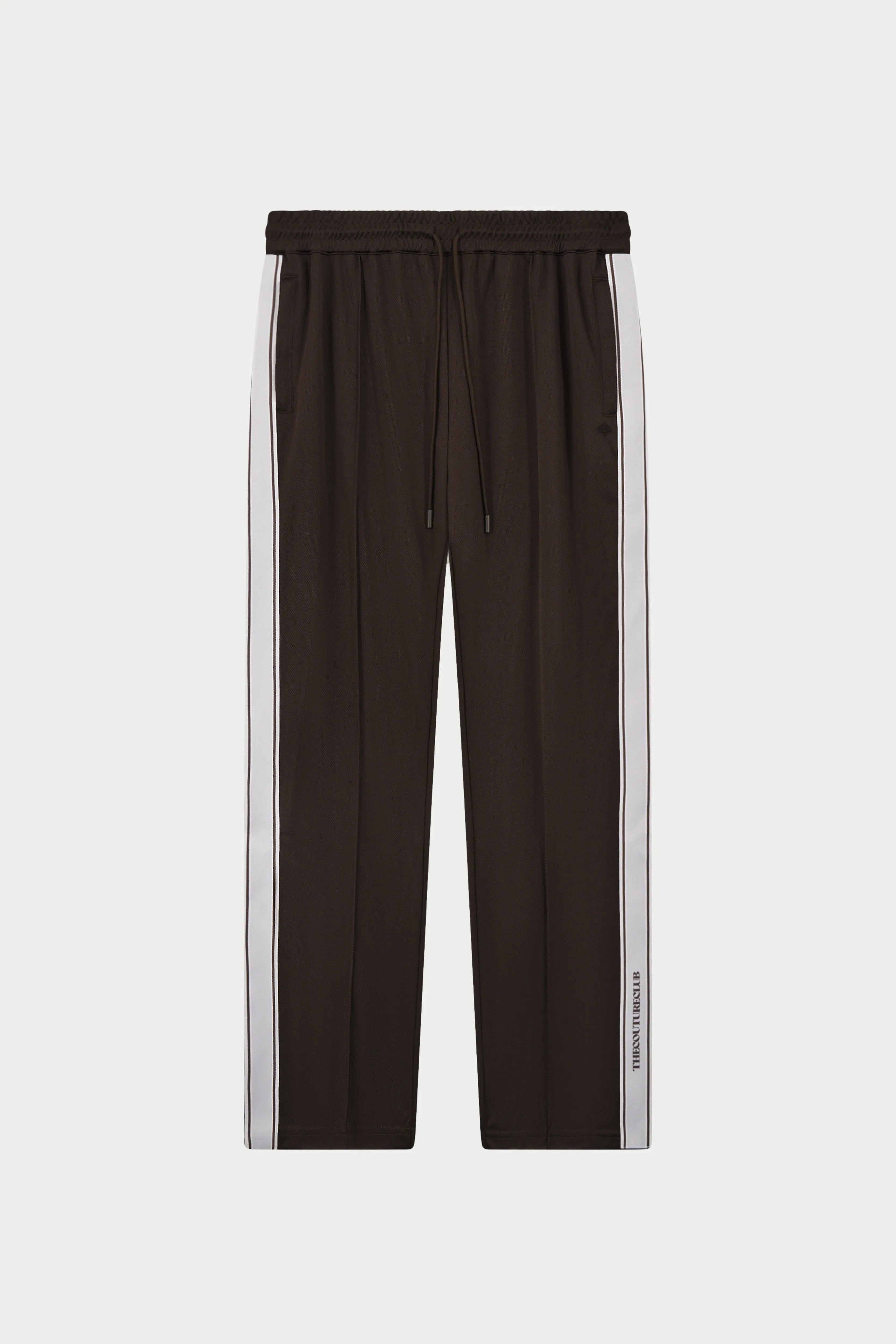 TAPE MESH JOGGER - BROWN sold by The Couture Club