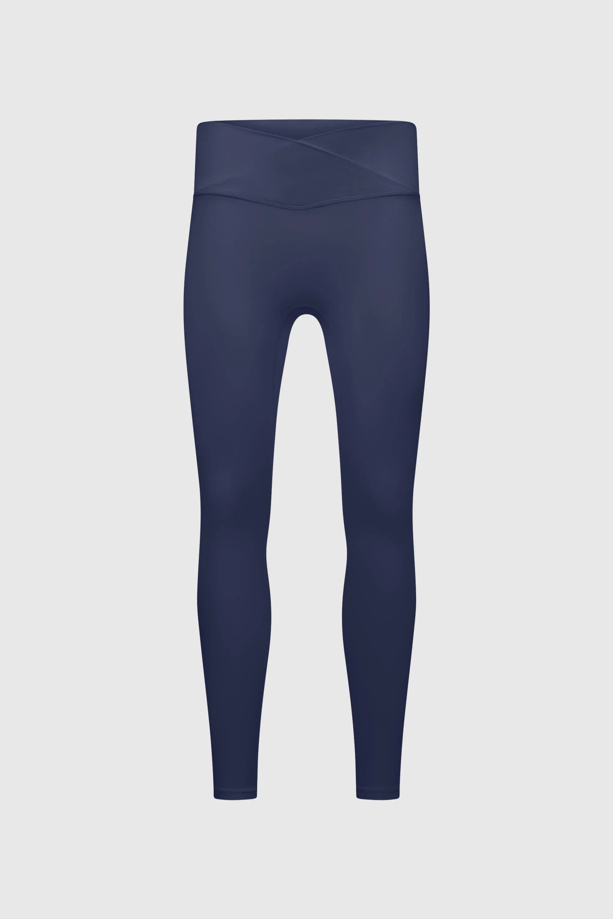 SCULPTING STRETCH CROSSOVER WAISTBAND LEGGINGS - DARK NAVY sold by The Couture Club