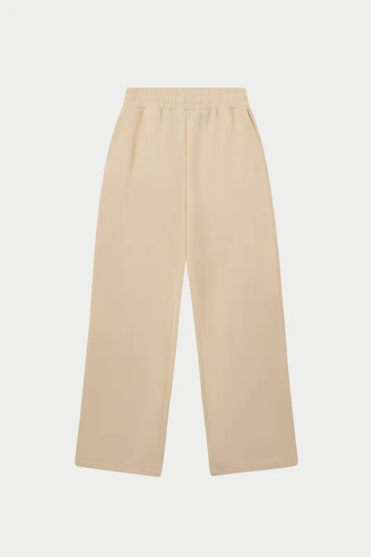 RELAXED TAPERED LEG JOGGERS - BUTTERMILK sold by The Couture Club