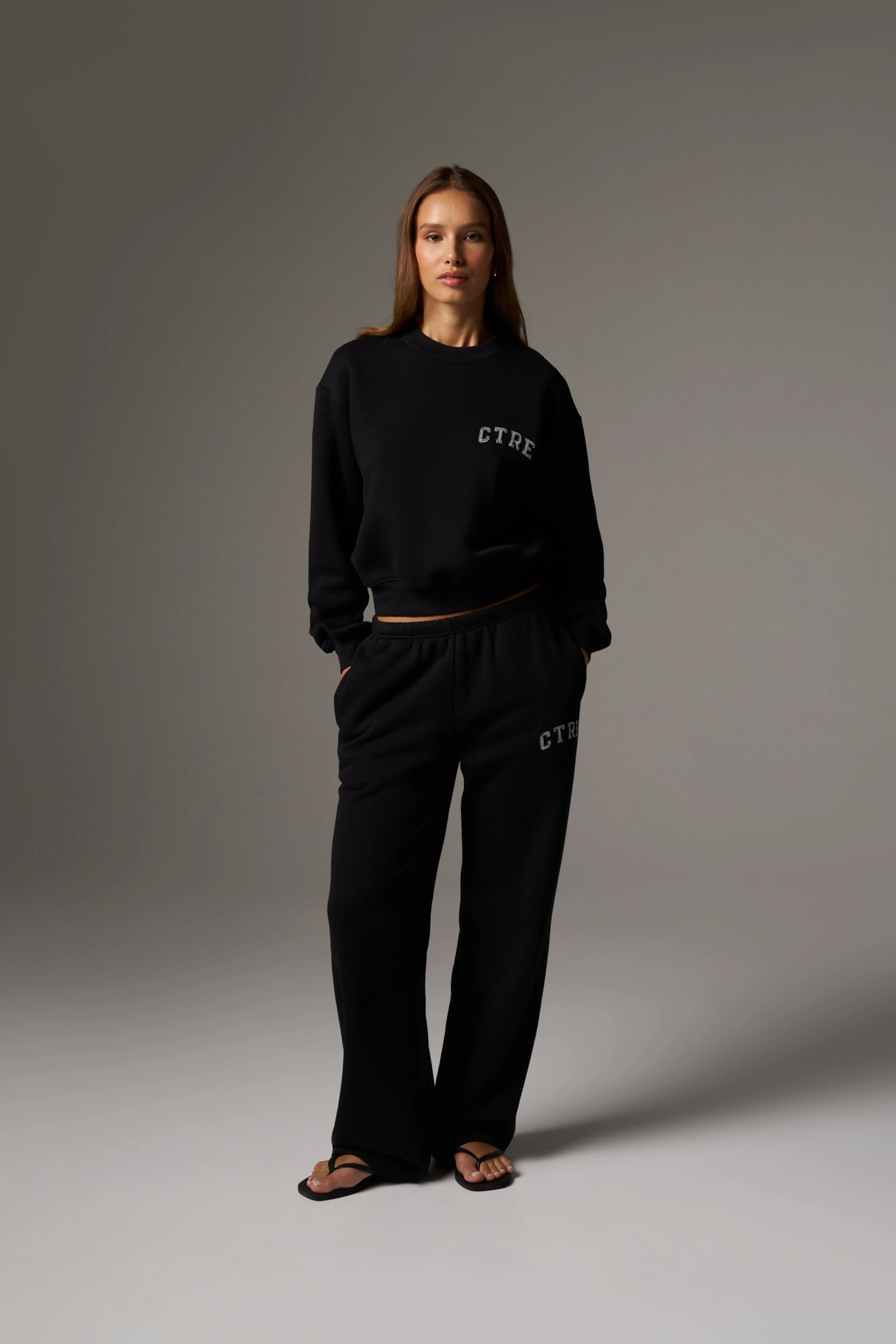 CTRE SWEATSHIRT - BLACK sold by The Couture Club product image thumbnail 3