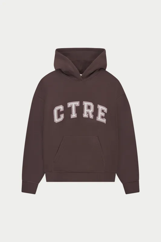 CTRE RELAXED HOODIE - BROWN sold by The Couture Club