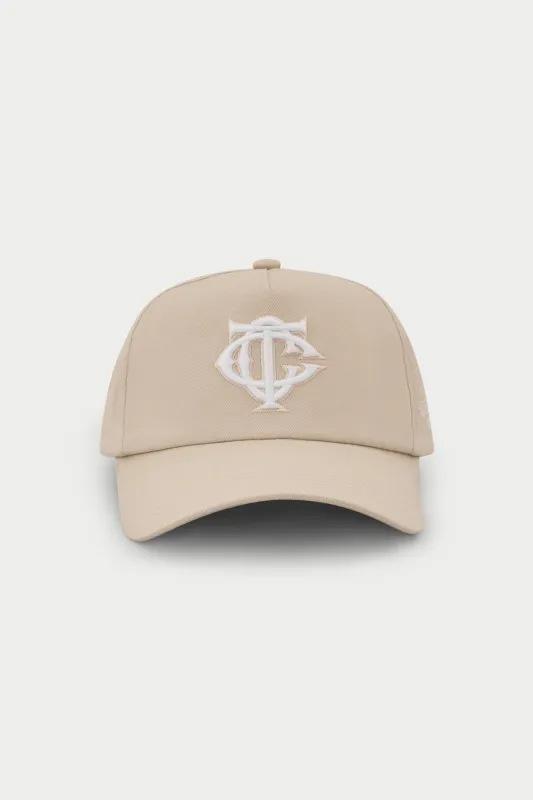 MONOGRAM CAP - BEIGE sold by The Couture Club