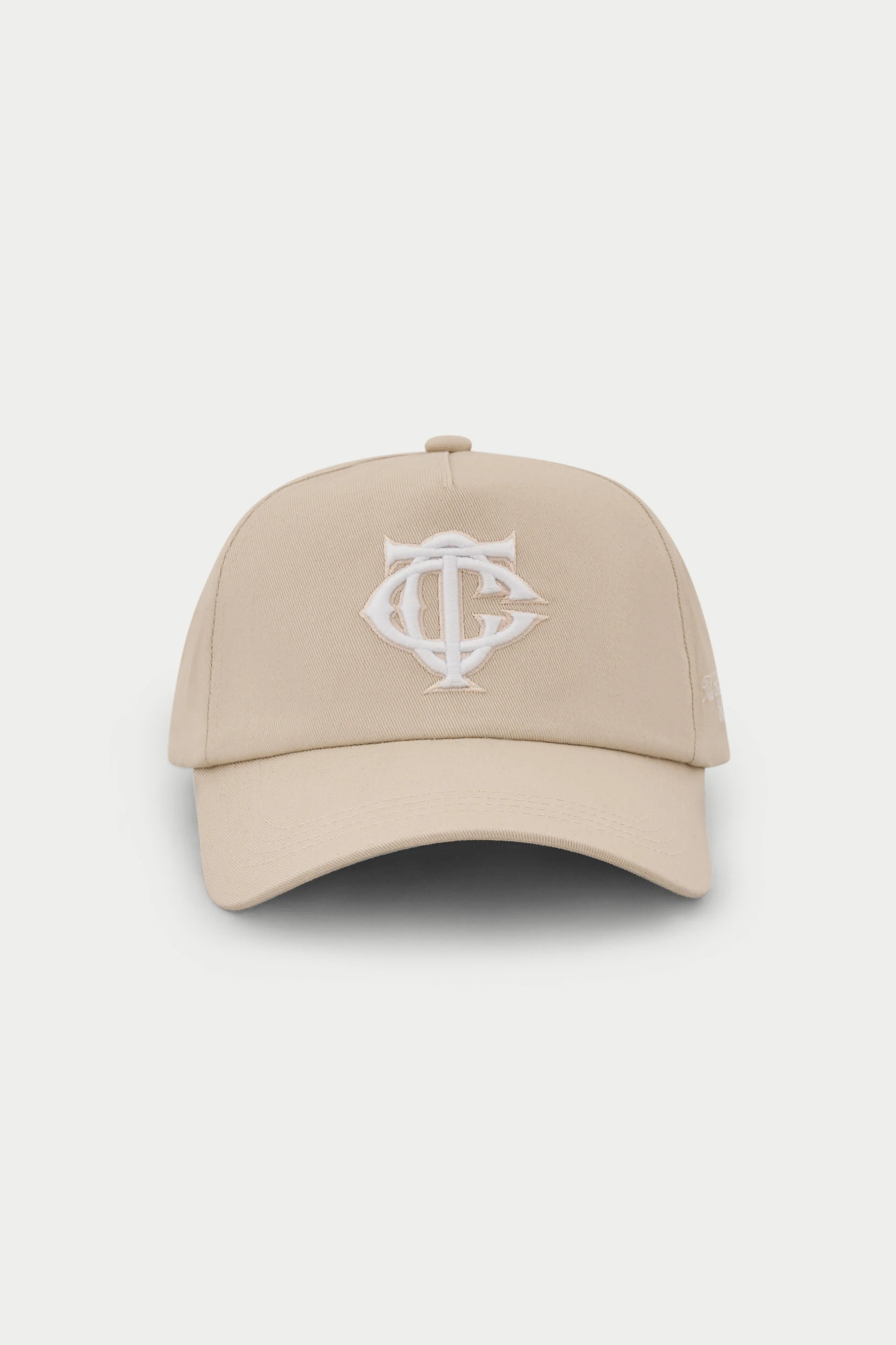 MONOGRAM CAP - BEIGE sold by The Couture Club