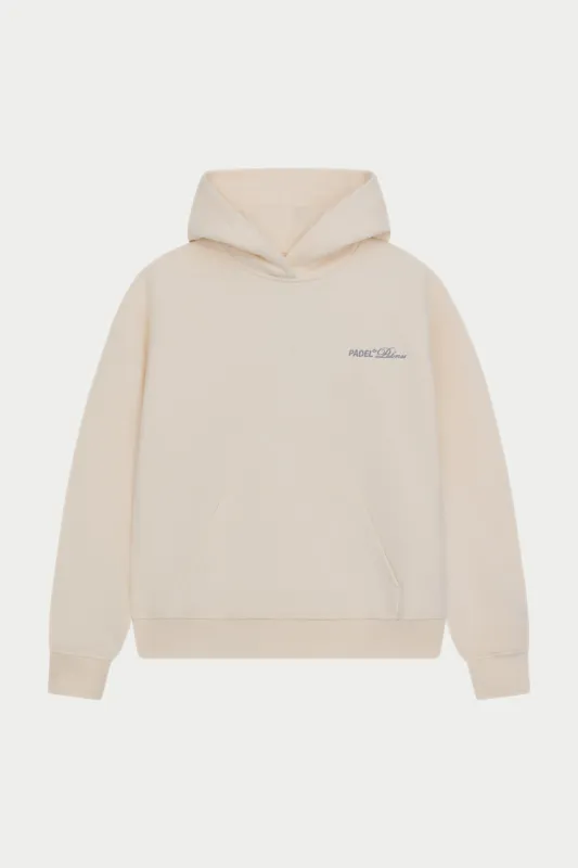 PADEL & PALOMAS OVERSIZED HOODIE - BUTTERMILK made by The Couture Club