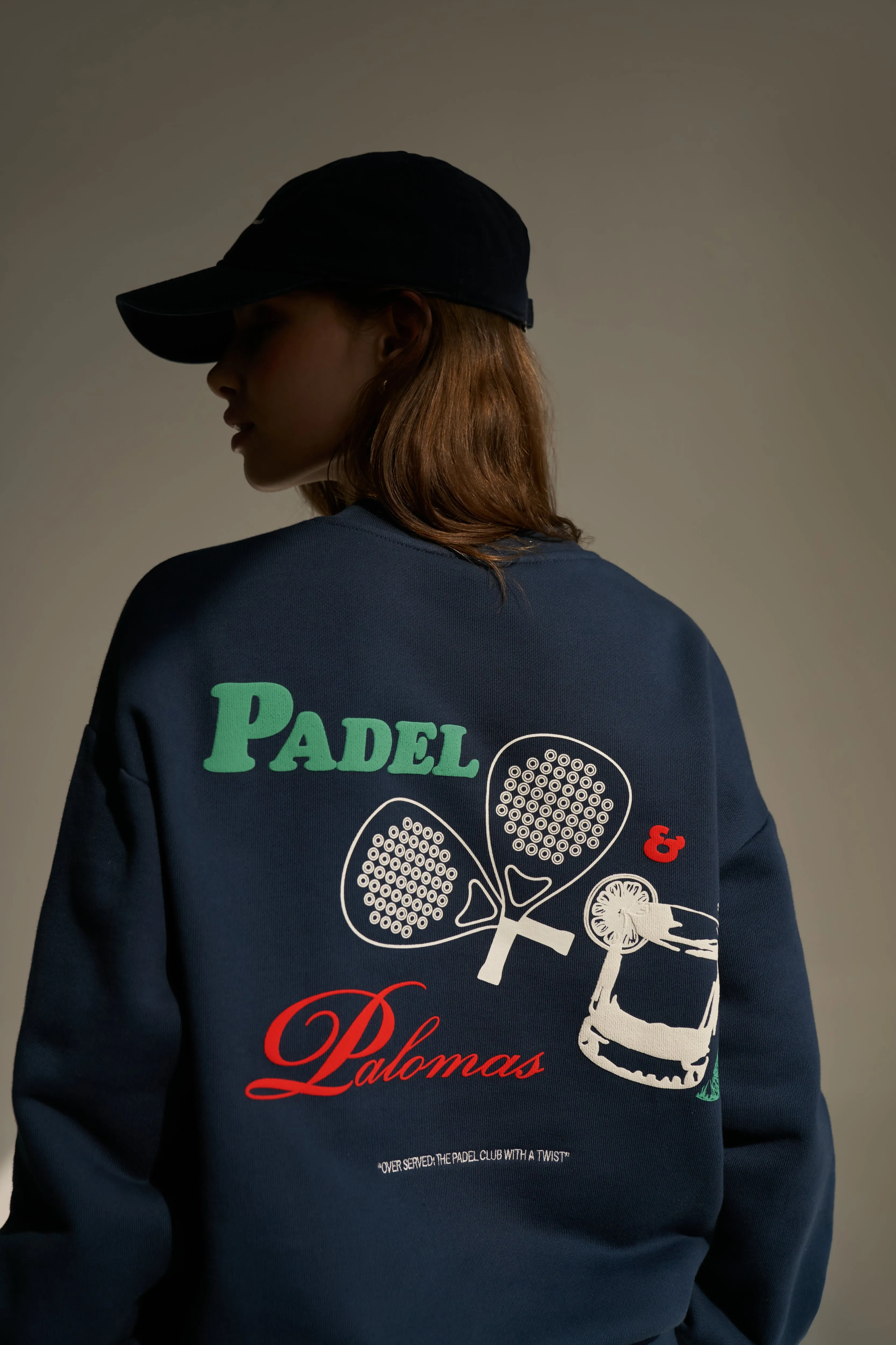 PADEL & PALOMAS SWEATSHIRT - NAVY sold by The Couture Club product image thumbnail 4