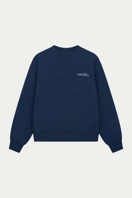PADEL & PALOMAS SWEATSHIRT - NAVY sold by The Couture Club