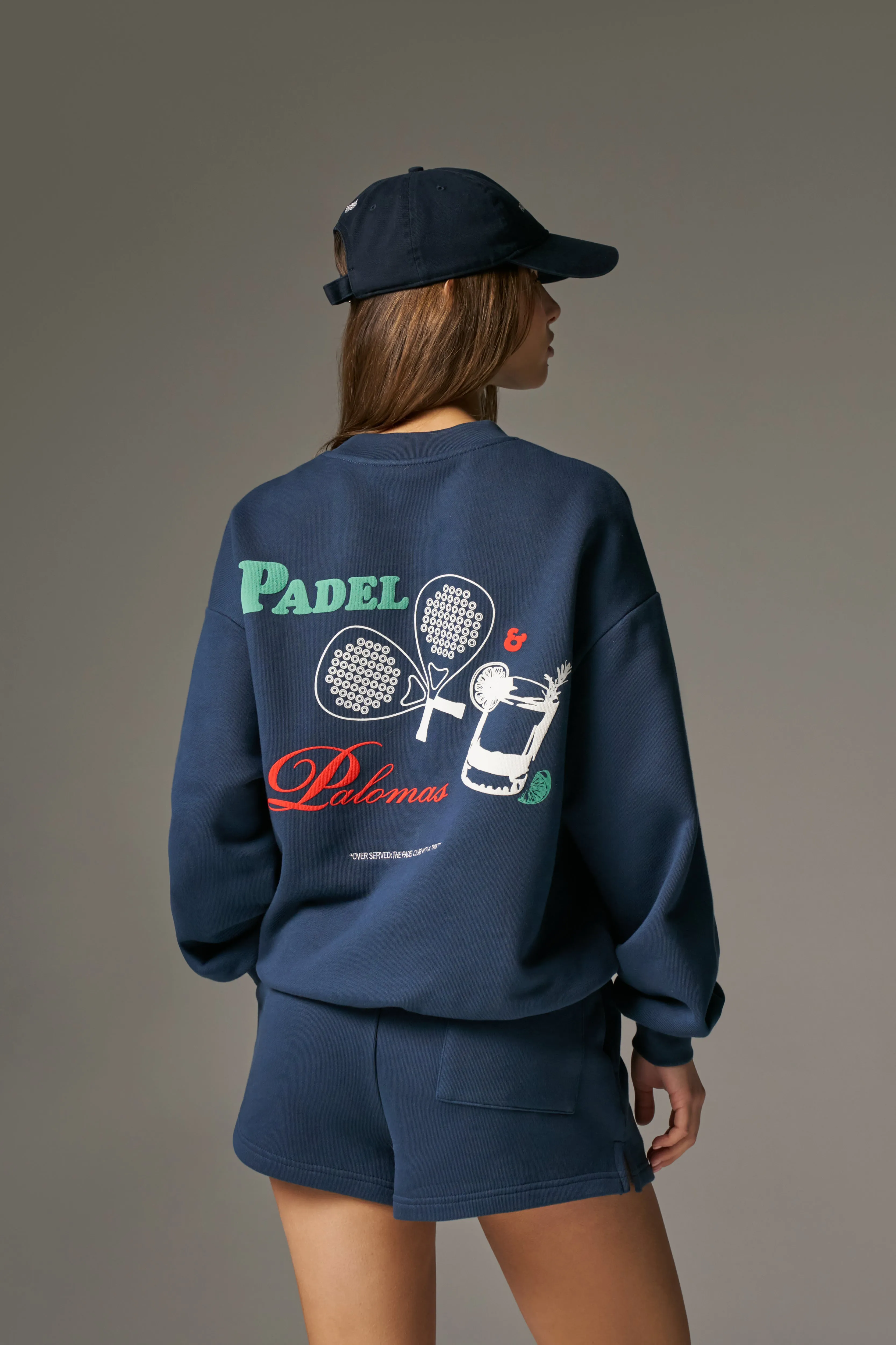 PADEL & PALOMAS SWEATSHIRT - NAVY sold by The Couture Club product image thumbnail 2