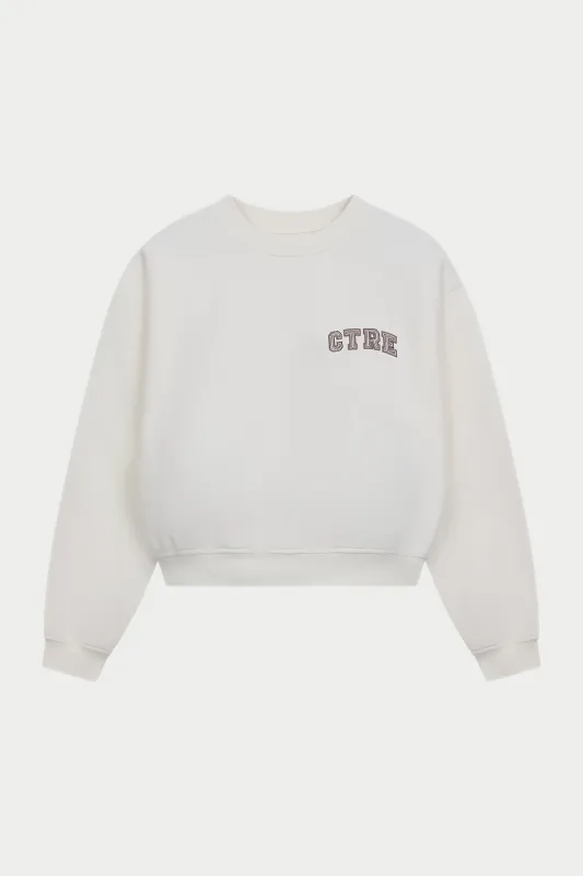 CTRE SWEATSHIRT - OFF WHITE sold by The Couture Club