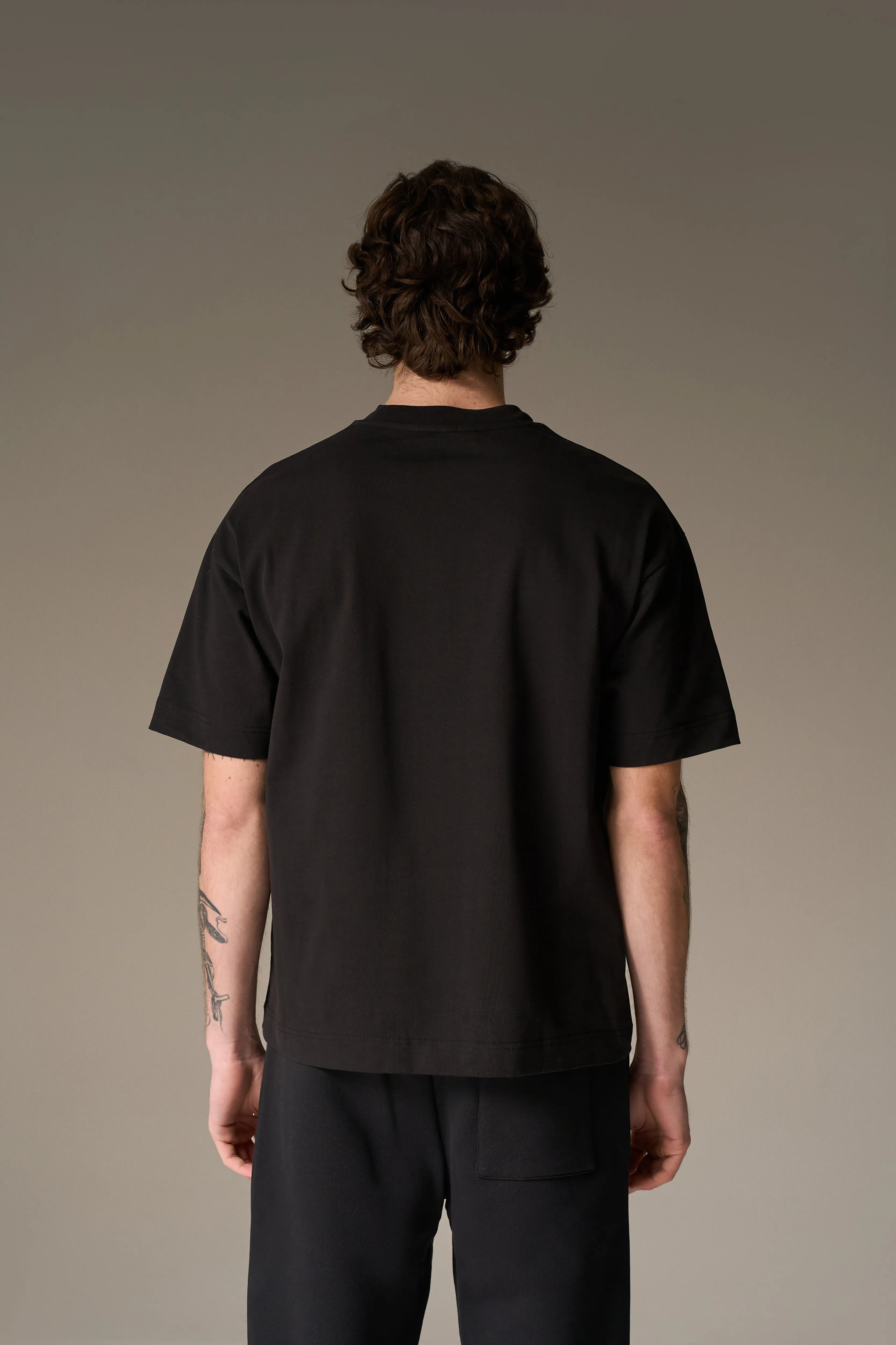 MONOGRAM T-SHIRT - BLACK sold by The Couture Club product image thumbnail 5