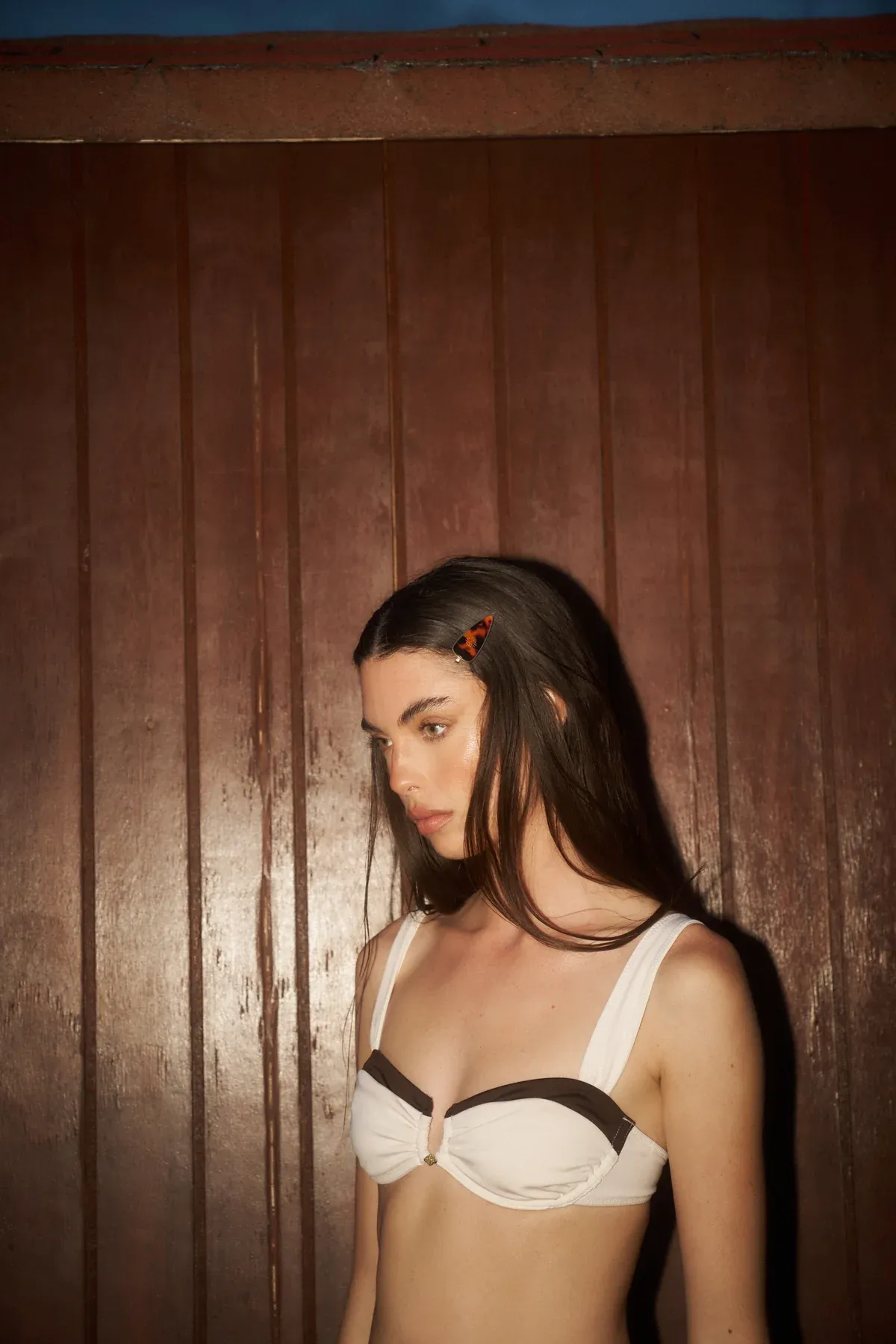 DOUBLE LAYER BALCONETTE BIKINI TOP - CREAM sold by The Couture Club product image thumbnail 3