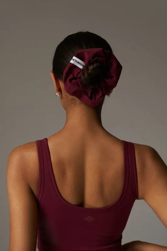 SCULPT SCRUNCHIE - BURGUNDY sold by The Couture Club