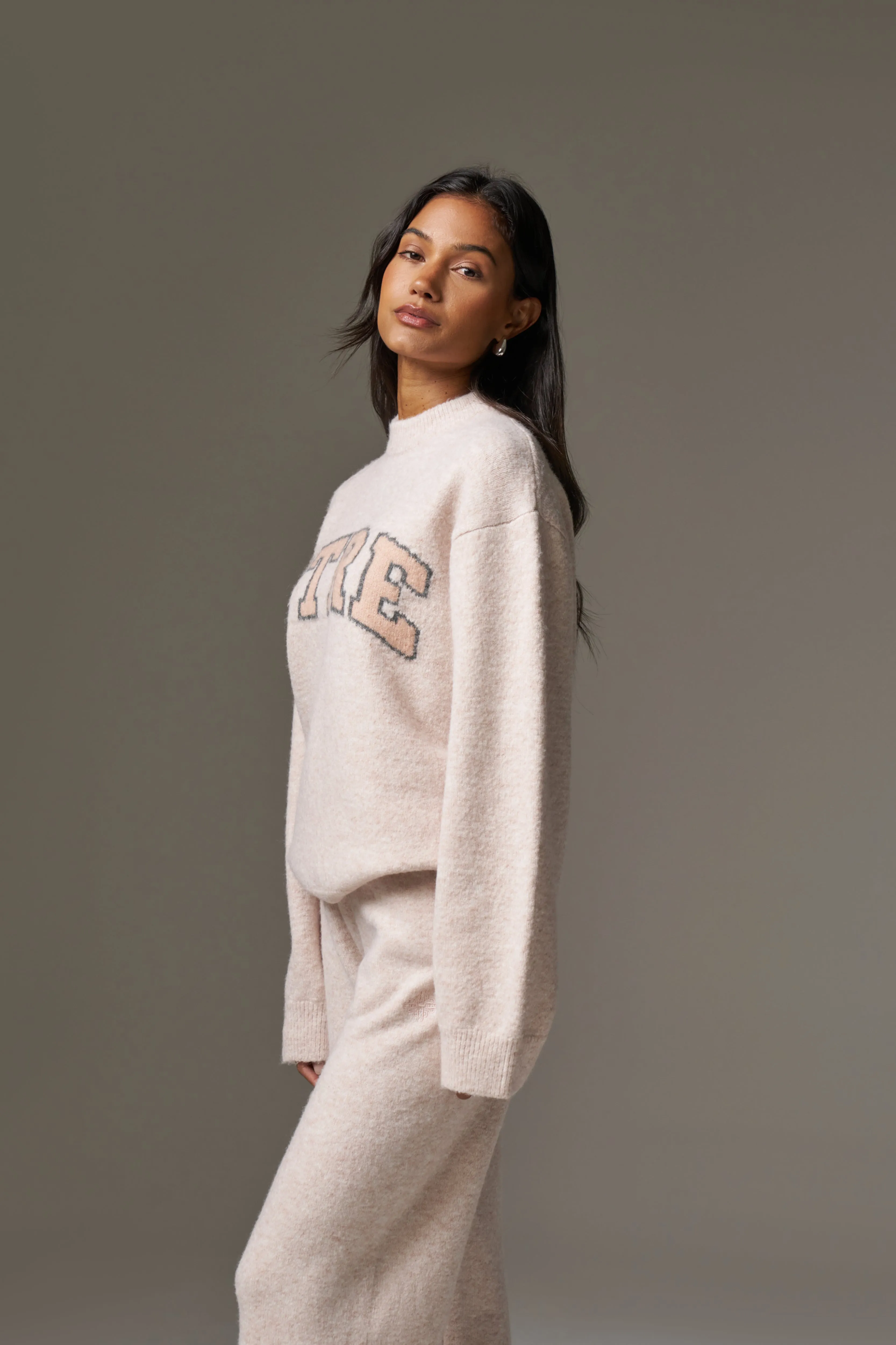 CTRE KNITTED SWEATSHIRT - PINK sold by The Couture Club product image thumbnail 5