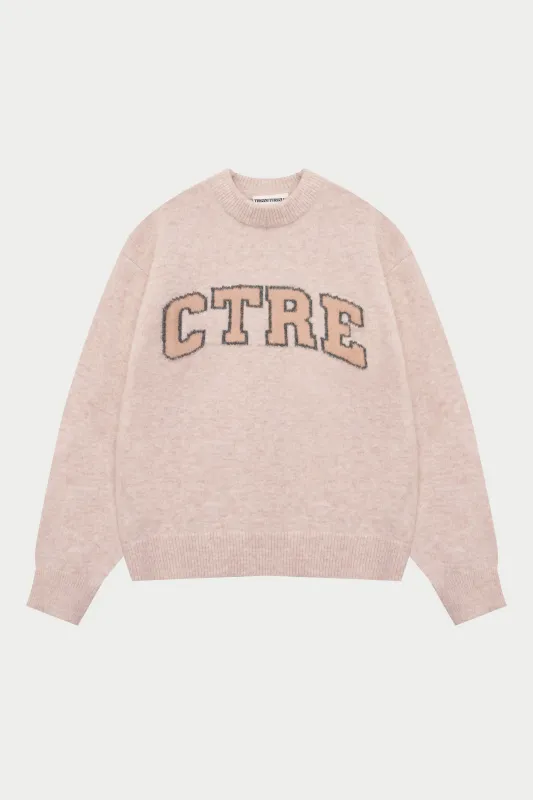 CTRE KNITTED SWEATSHIRT - PINK sold by The Couture Club