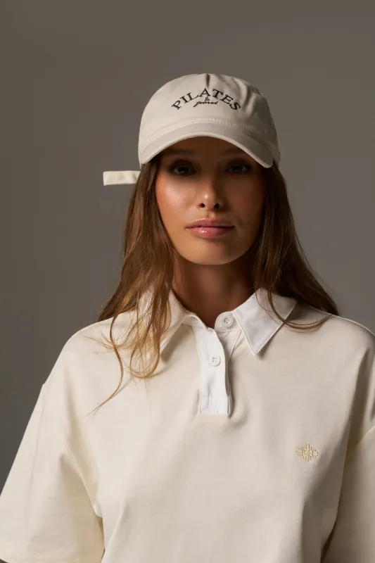 PILATES & PINOT CAP - OFF WHITE made by The Couture Club