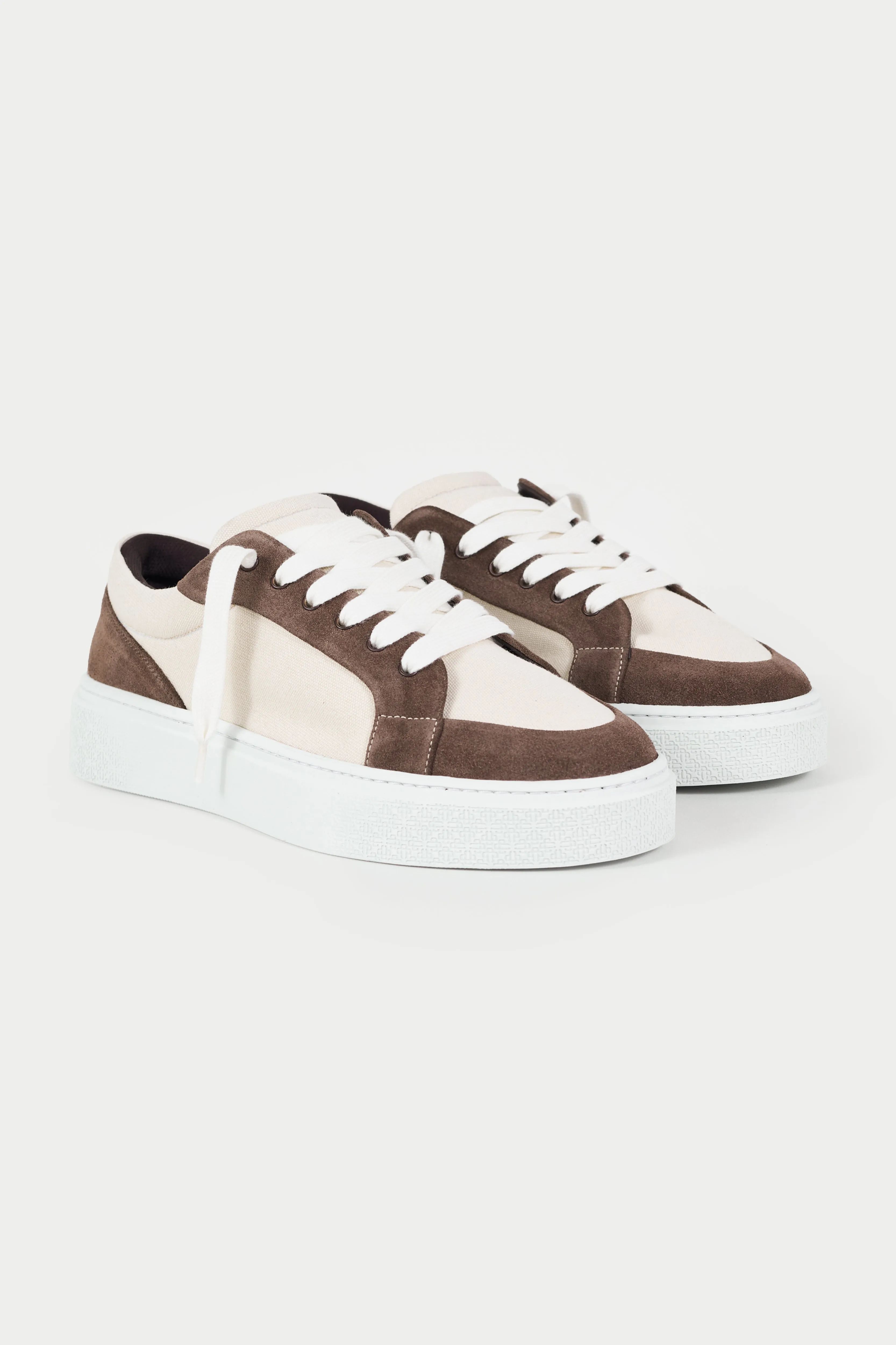 AXIS SNEAKER - BROWN/SAND sold by The Couture Club