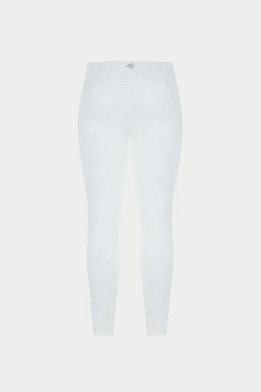 SCULPT SOFT TOUCH CROSSOVER WAISTBAND LEGGINGS - GREY MARL sold by The Couture Club