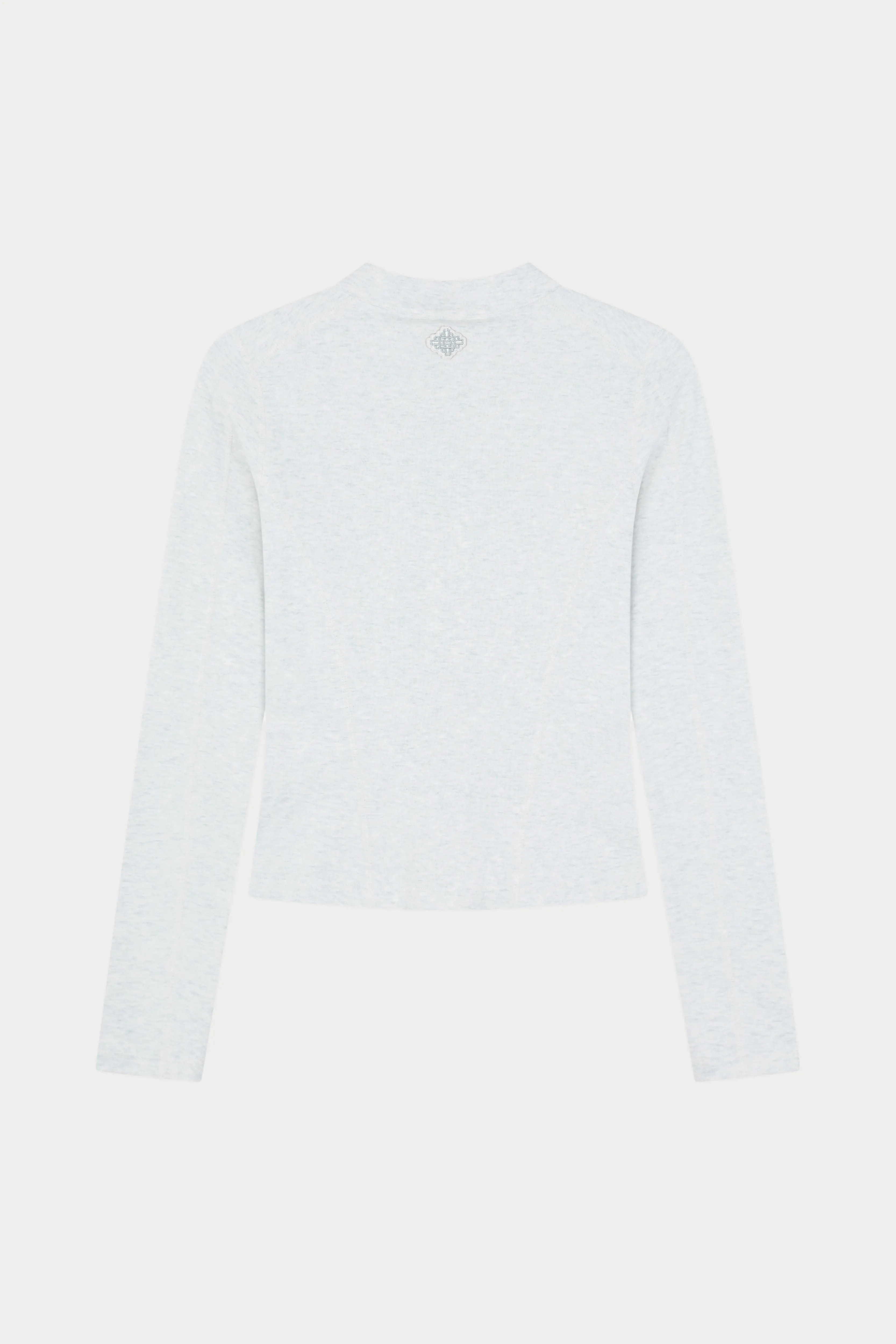 SCULPT SOFT TOUCH LONG SLEEVE ZIP THROUGH - GREY MARL sold by The Couture Club
