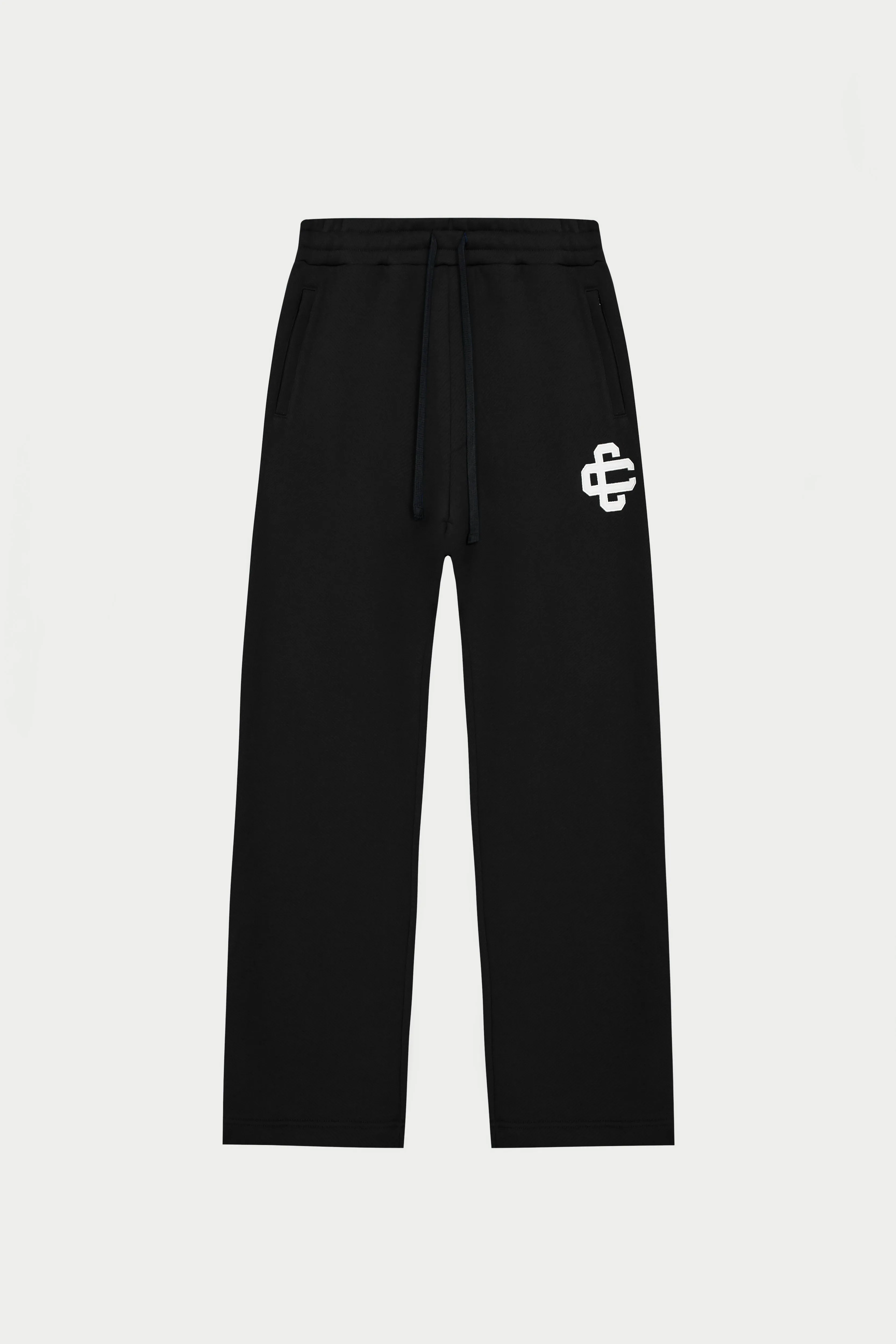HEAVYWEIGHT EMBLEM APPLIQUE JOGGERS - BLACK sold by The Couture Club