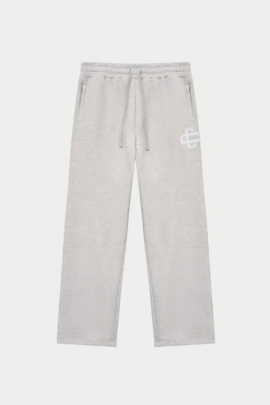 HEAVYWEIGHT EMBLEM APPLIQUE JOGGERS - GREY MARL sold by The Couture Club