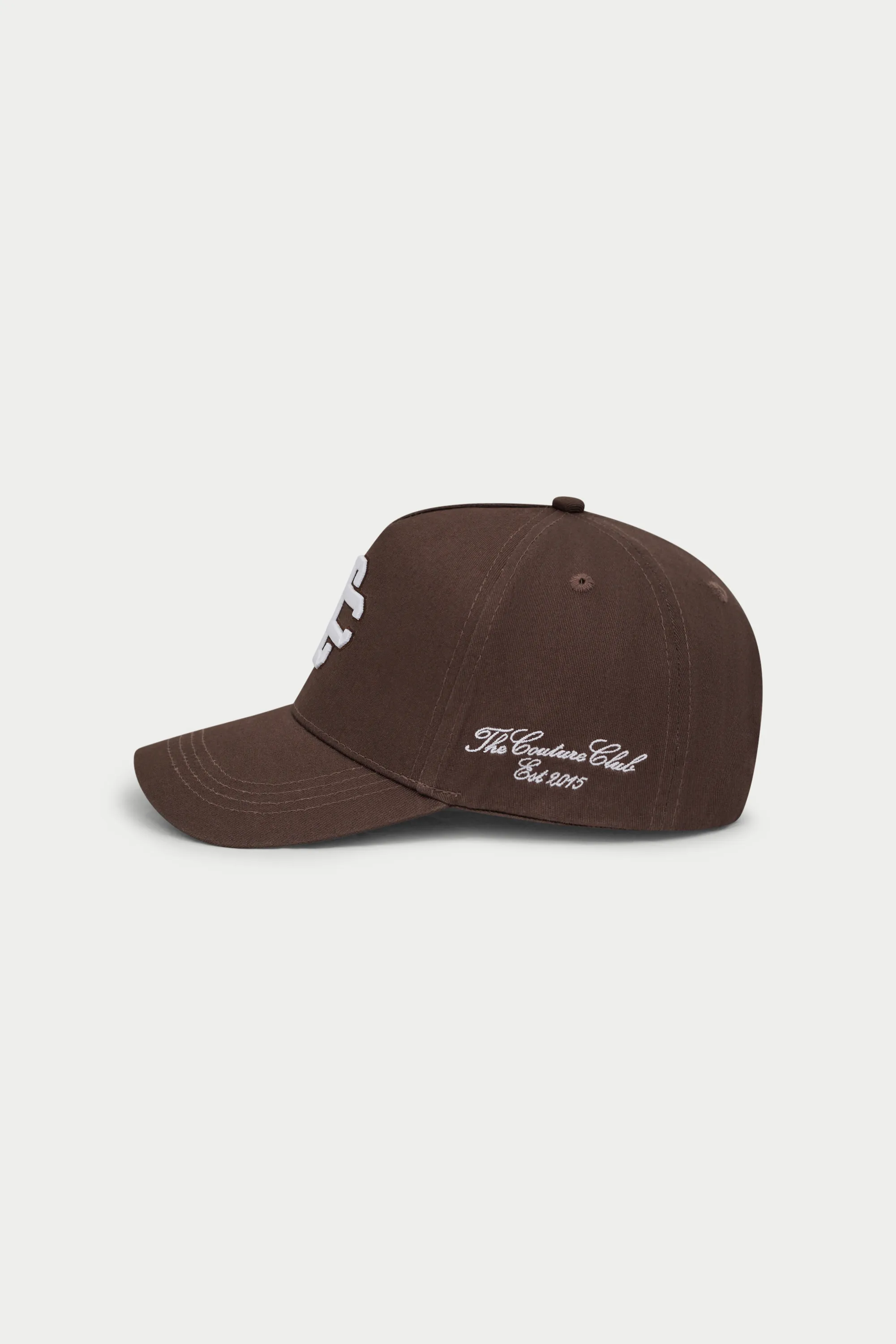 EMBLEM CAP - BROWN sold by The Couture Club product image thumbnail 4