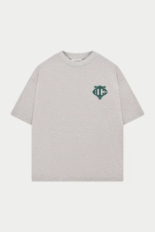 MONOGRAM T-SHIRT - GREY MARL sold by The Couture Club