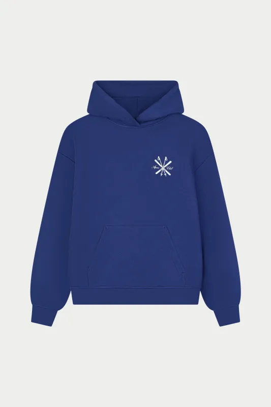 APRES GRAPHIC OVERSIZED HOODIE - DARK NAVY sold by The Couture Club