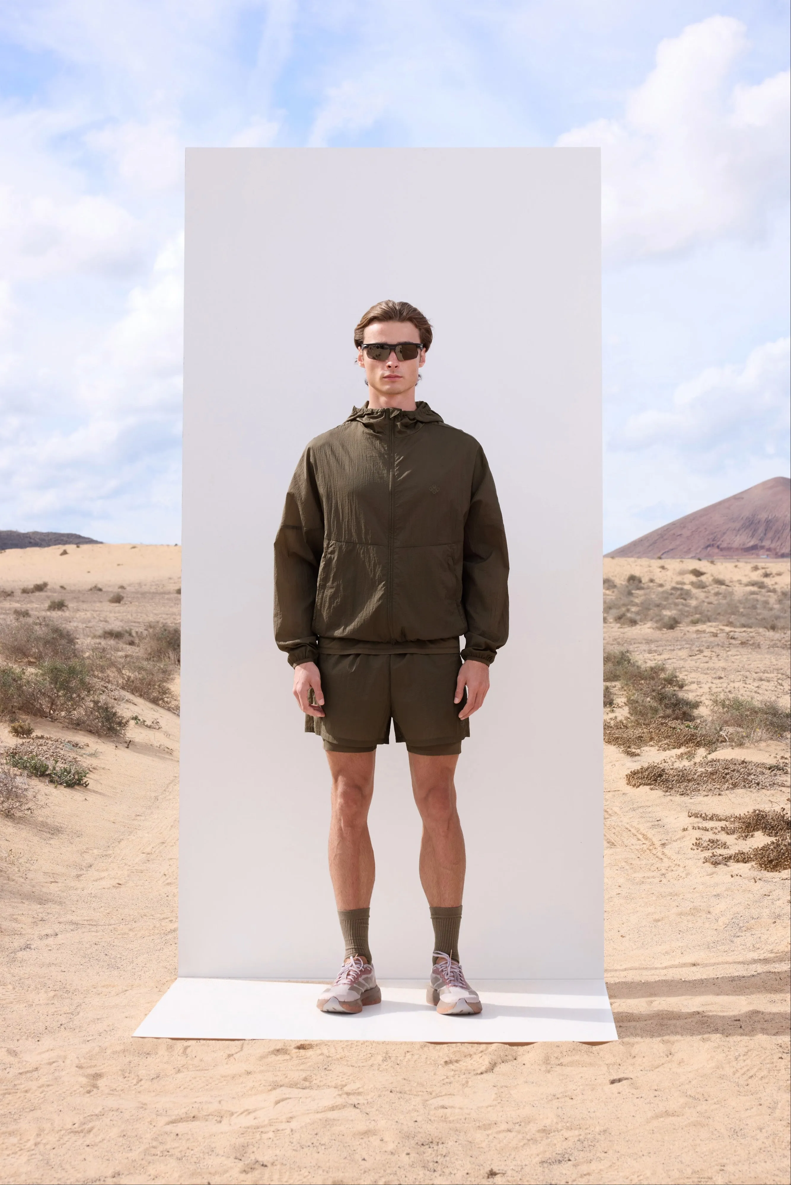 TRANSLUCENT WINDBREAKER - BROWN sold by The Couture Club product image thumbnail 5