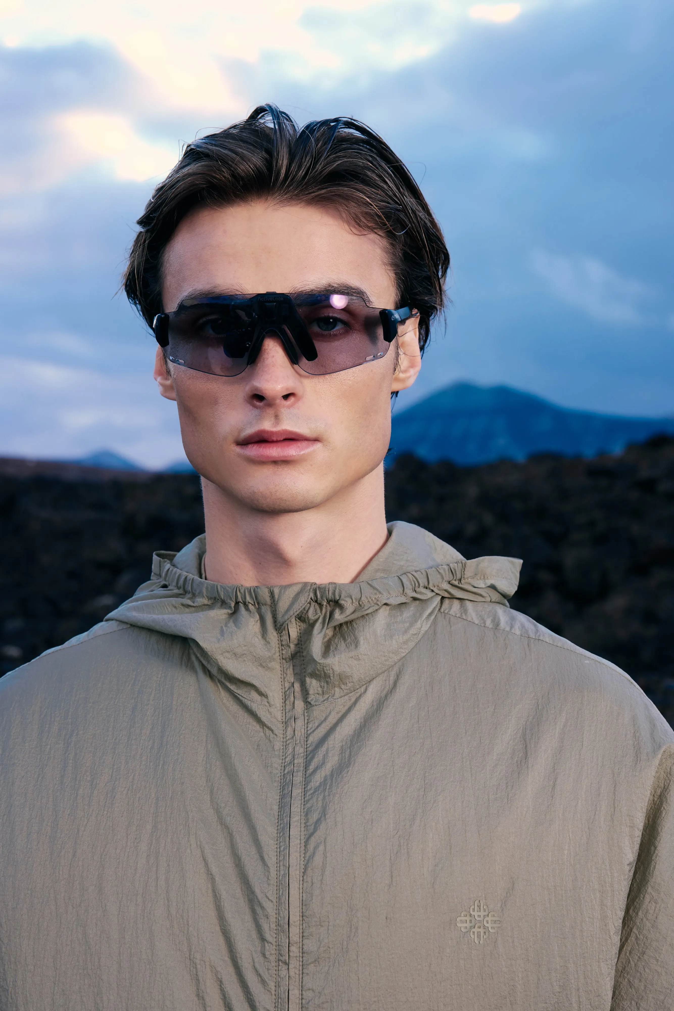 TRANSLUCENT WINDBREAKER - KHAKI sold by The Couture Club product image thumbnail 5