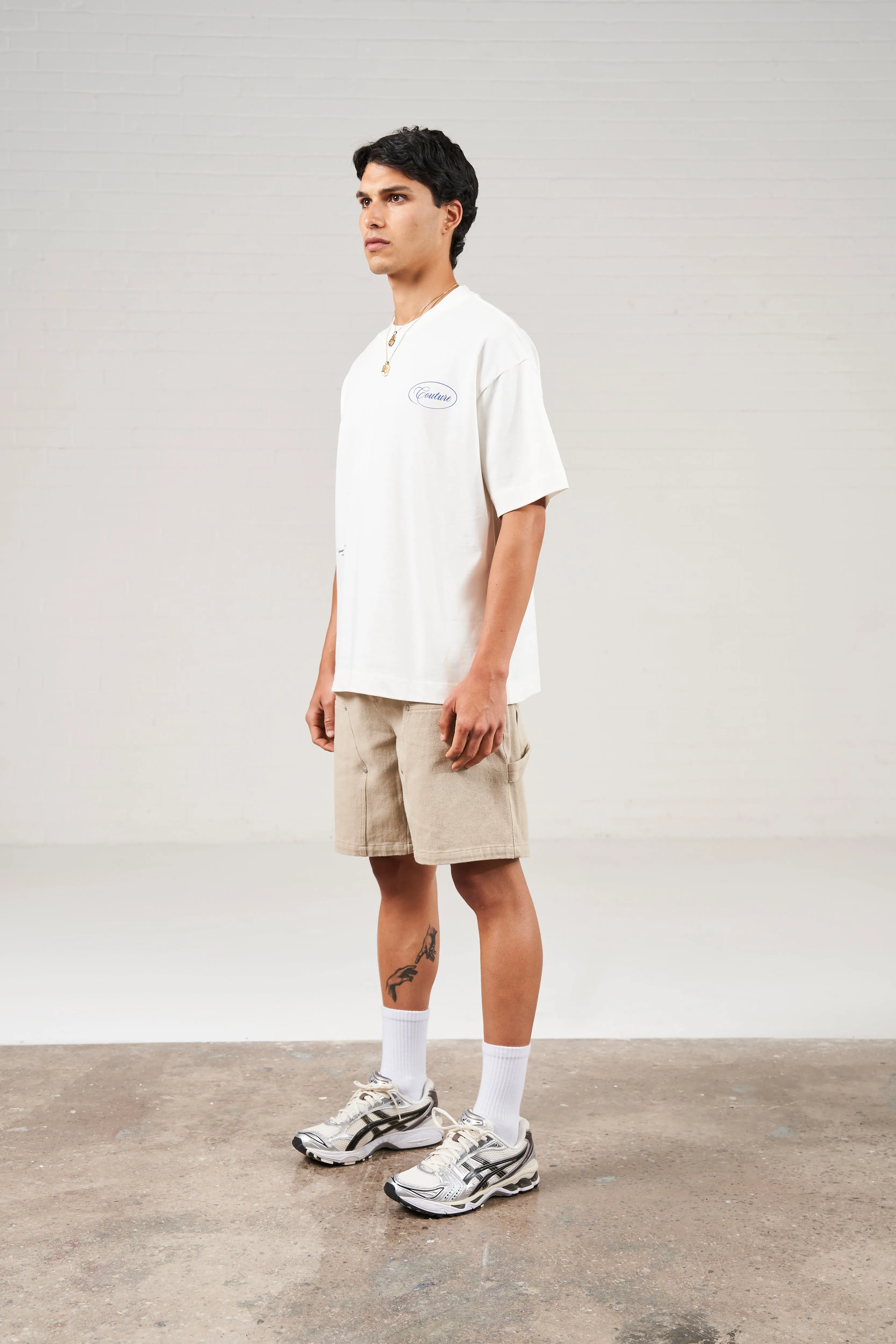 SCRIPT MULTI GRAPHIC MEMBERS ONLY T-SHIRT - OFF WHITE sold by The Couture Club product image thumbnail 3