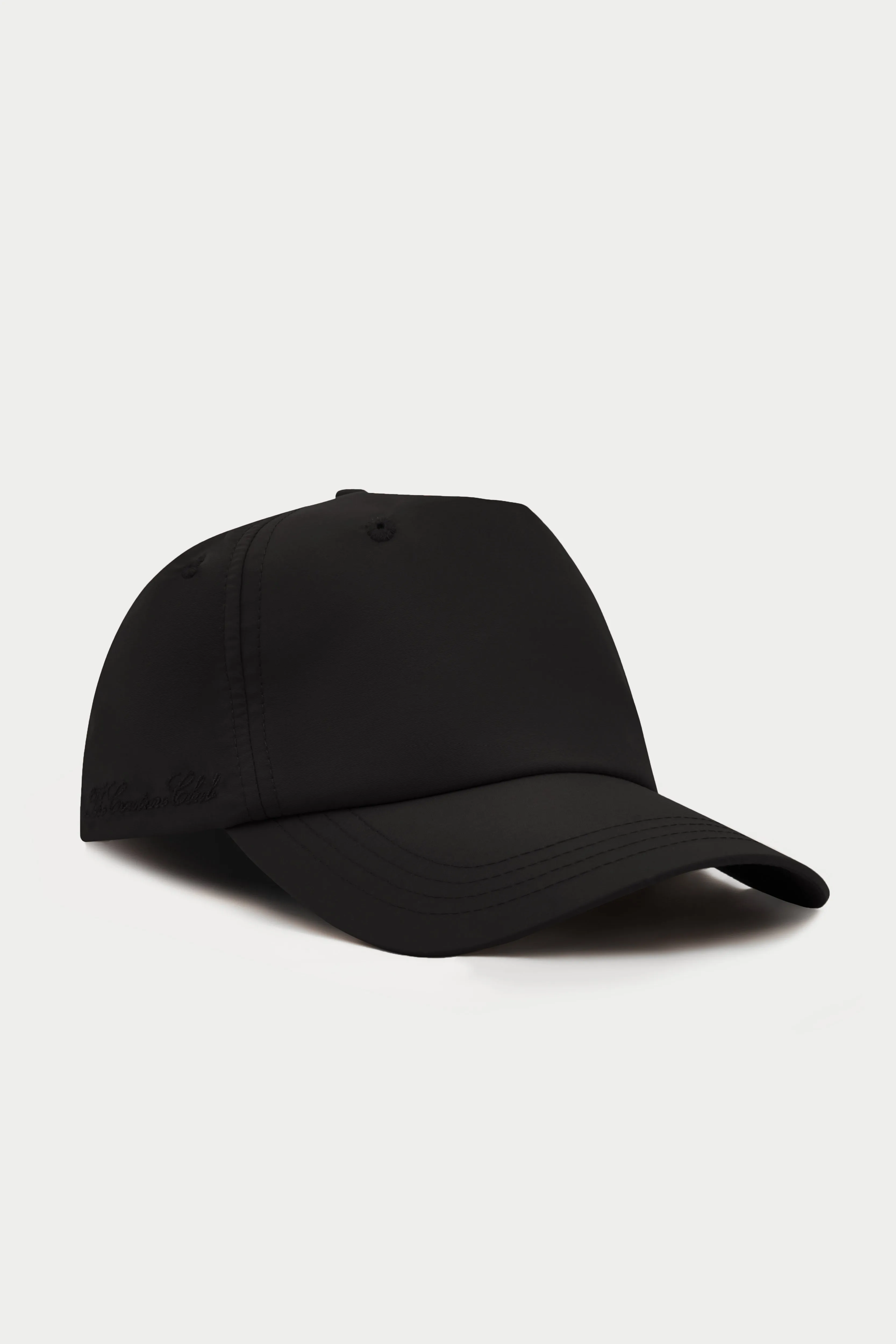 5 PANEL NYLON CAP - BLACK sold by The Couture Club product image thumbnail 4
