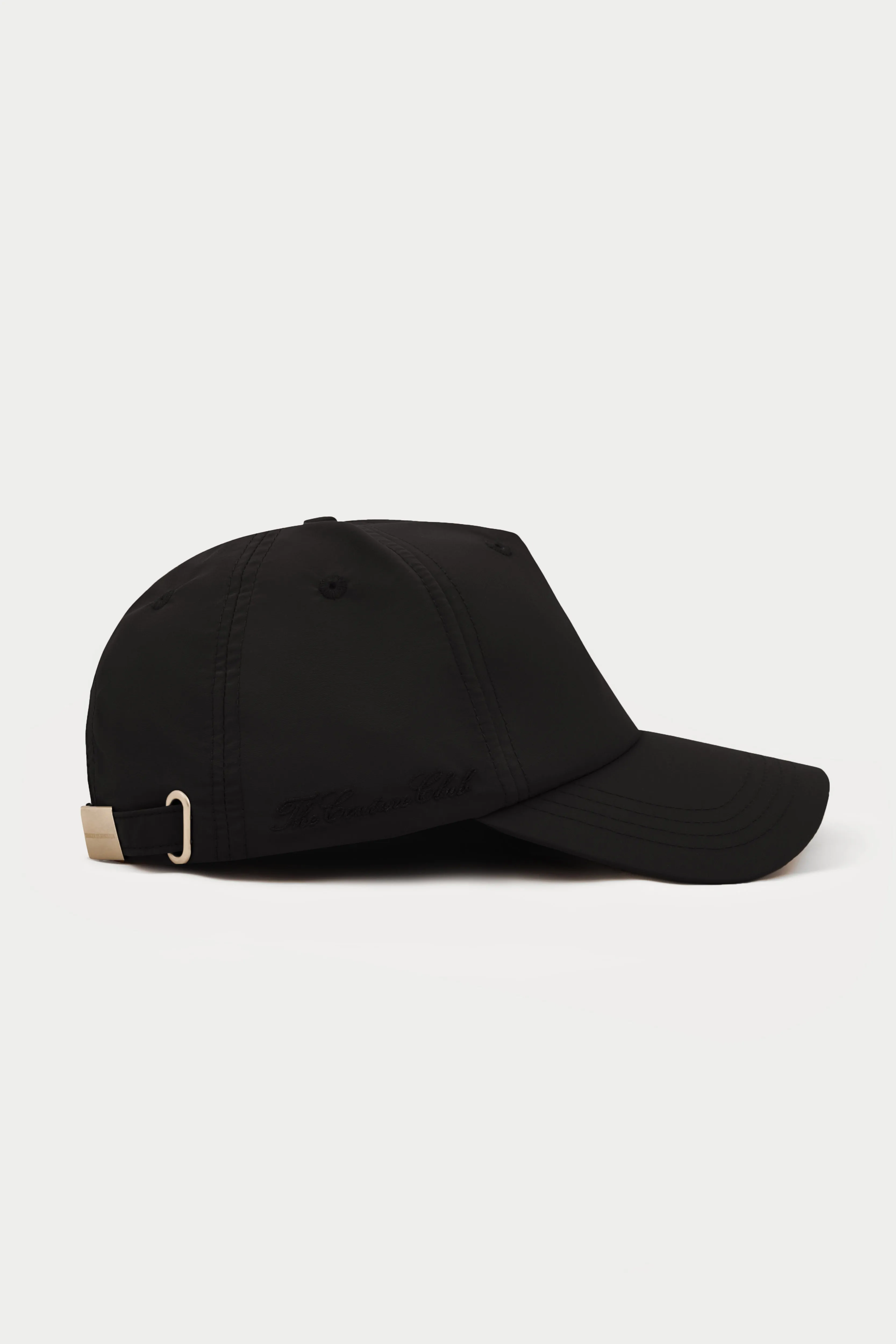 5 PANEL NYLON CAP - BLACK sold by The Couture Club product image thumbnail 3