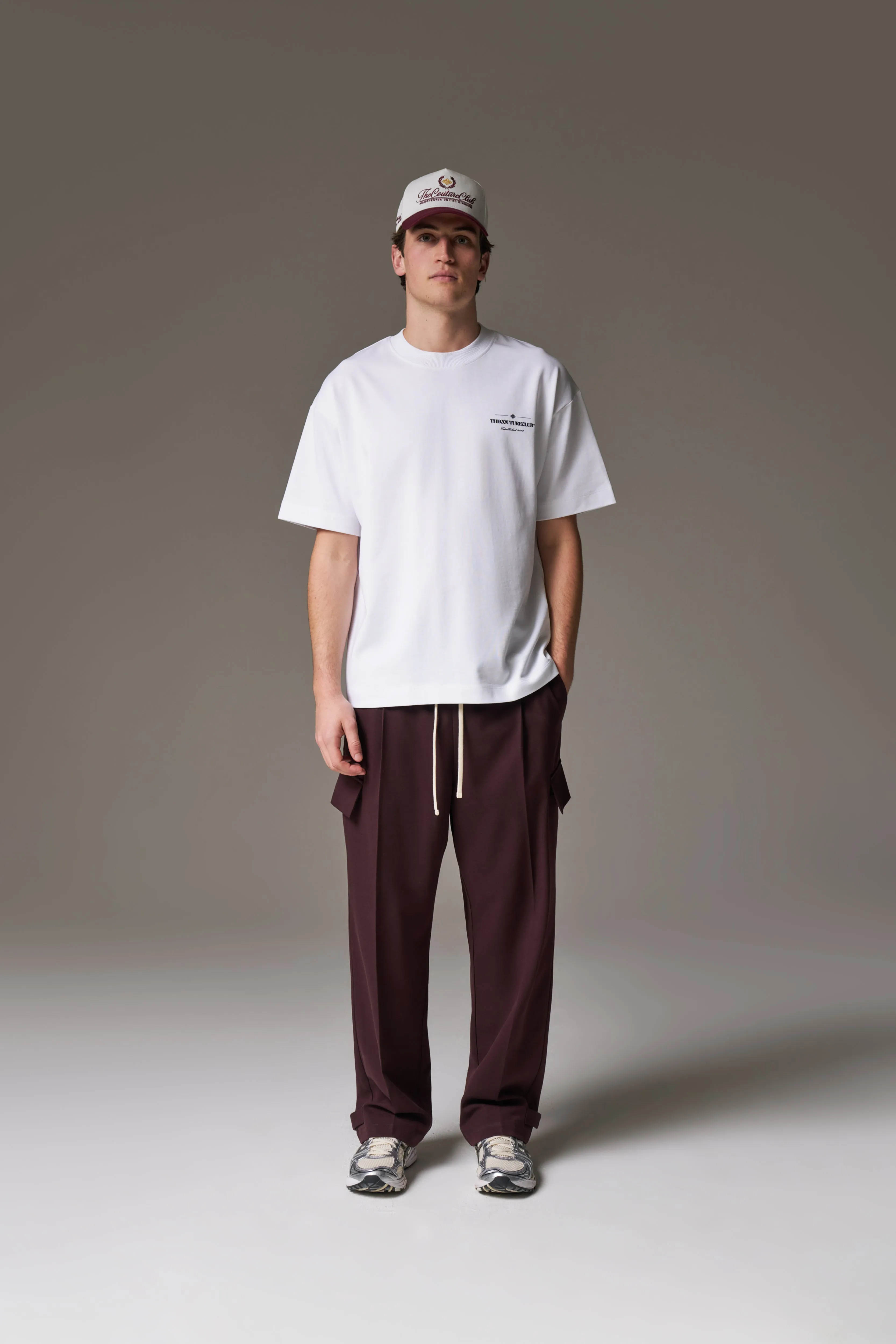 COPYRIGHT MULTI GRAPHIC T-SHIRT - WHITE sold by The Couture Club product image thumbnail 3
