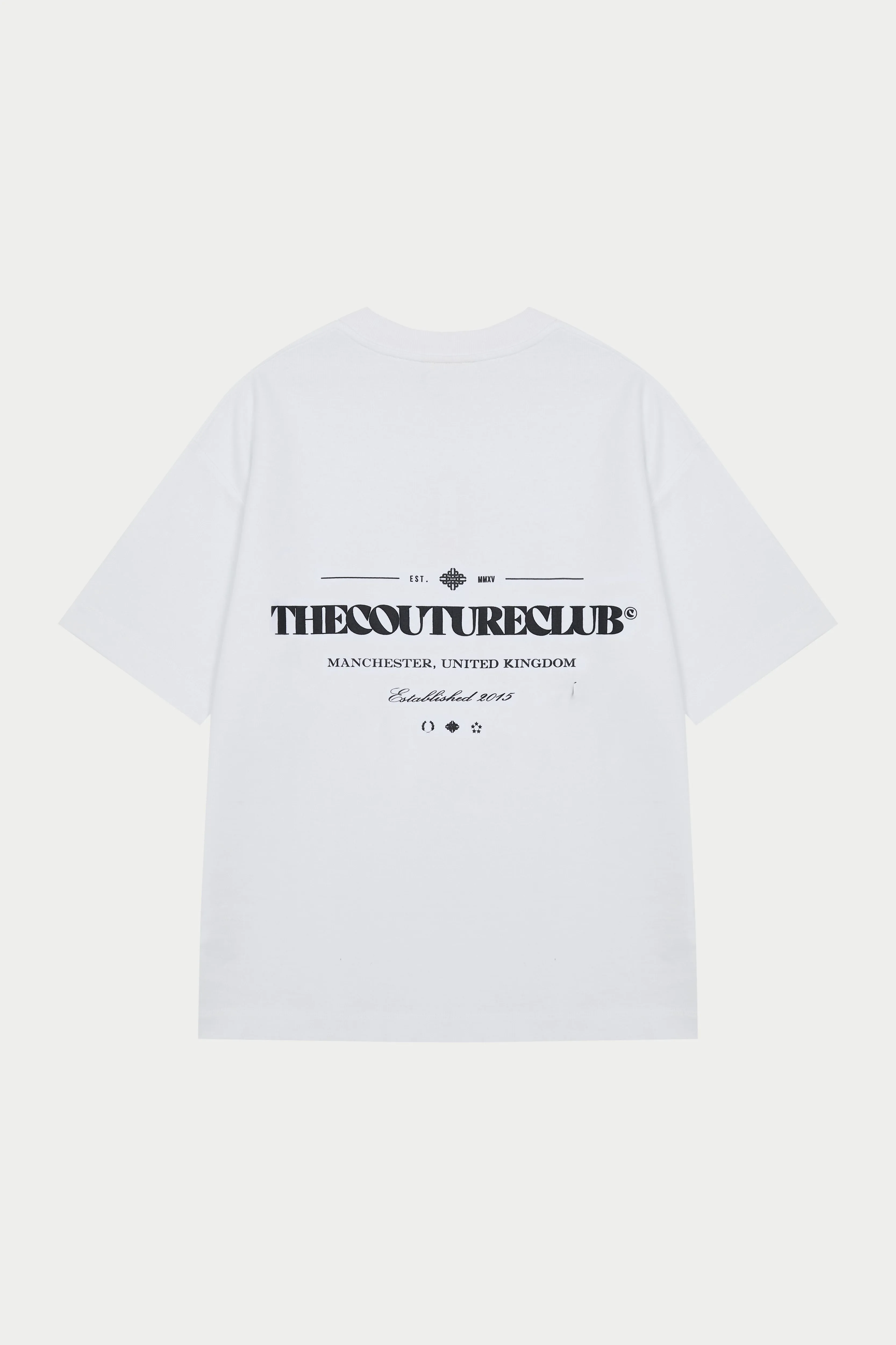 COPYRIGHT MULTI GRAPHIC T-SHIRT - WHITE sold by The Couture Club
