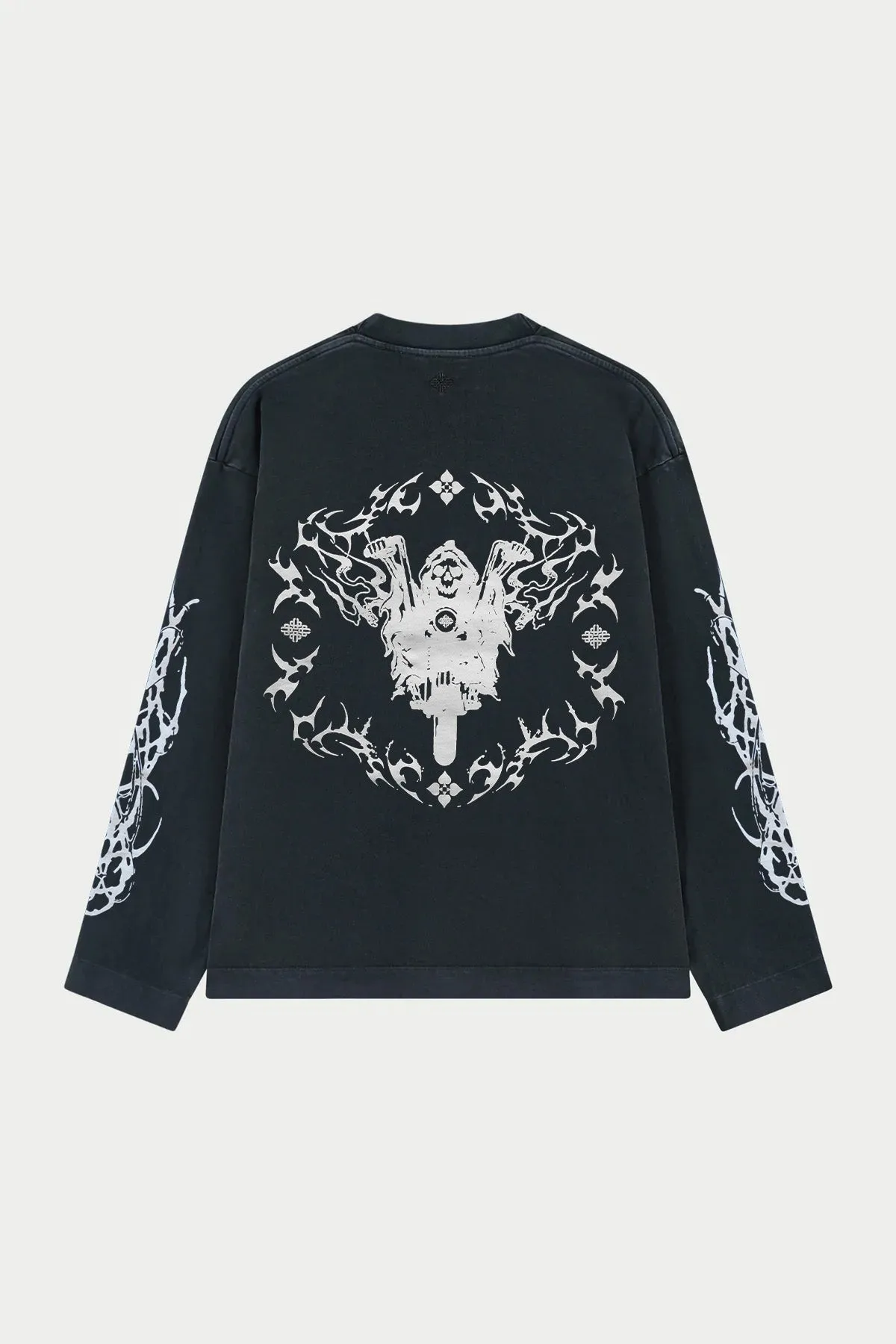 THE SOCIAL X TCC LONG SLEEVE T-SHIRT - GREY sold by The Couture Club