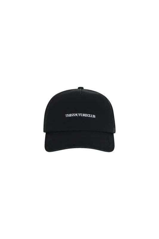 WASHED COPYRIGHT CAP - BLACK sold by The Couture Club
